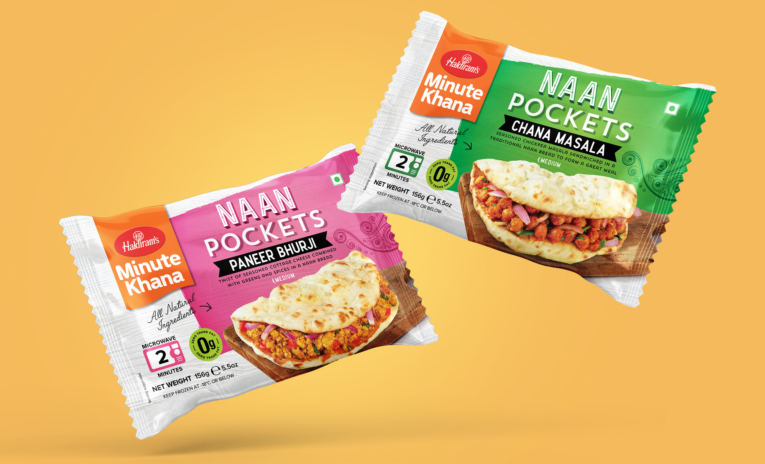 Traditional Indian Naan Packaged In A Chic Packaging By Firstbase 