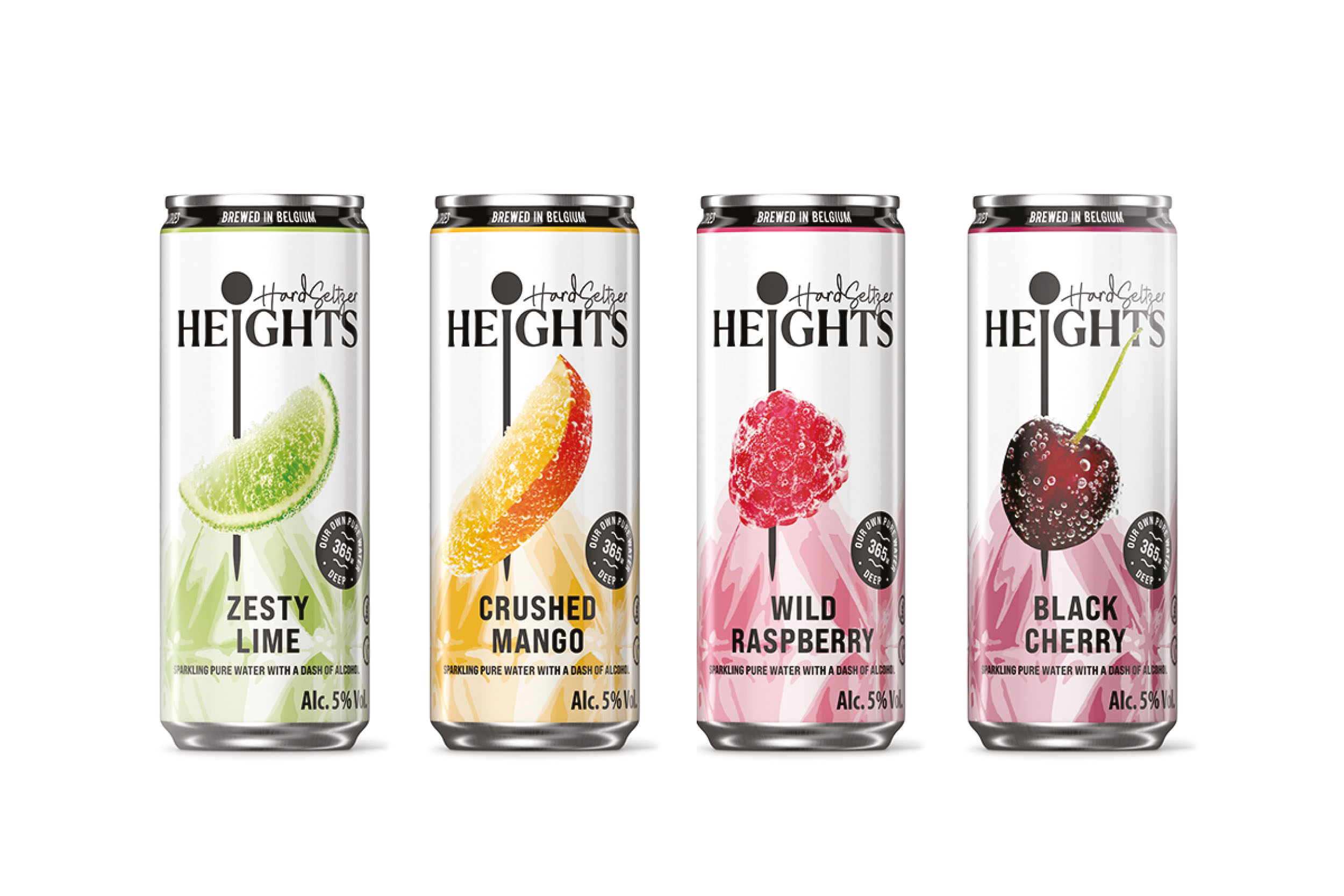 Heights Hard Seltzer Brand Creation by Unity Design