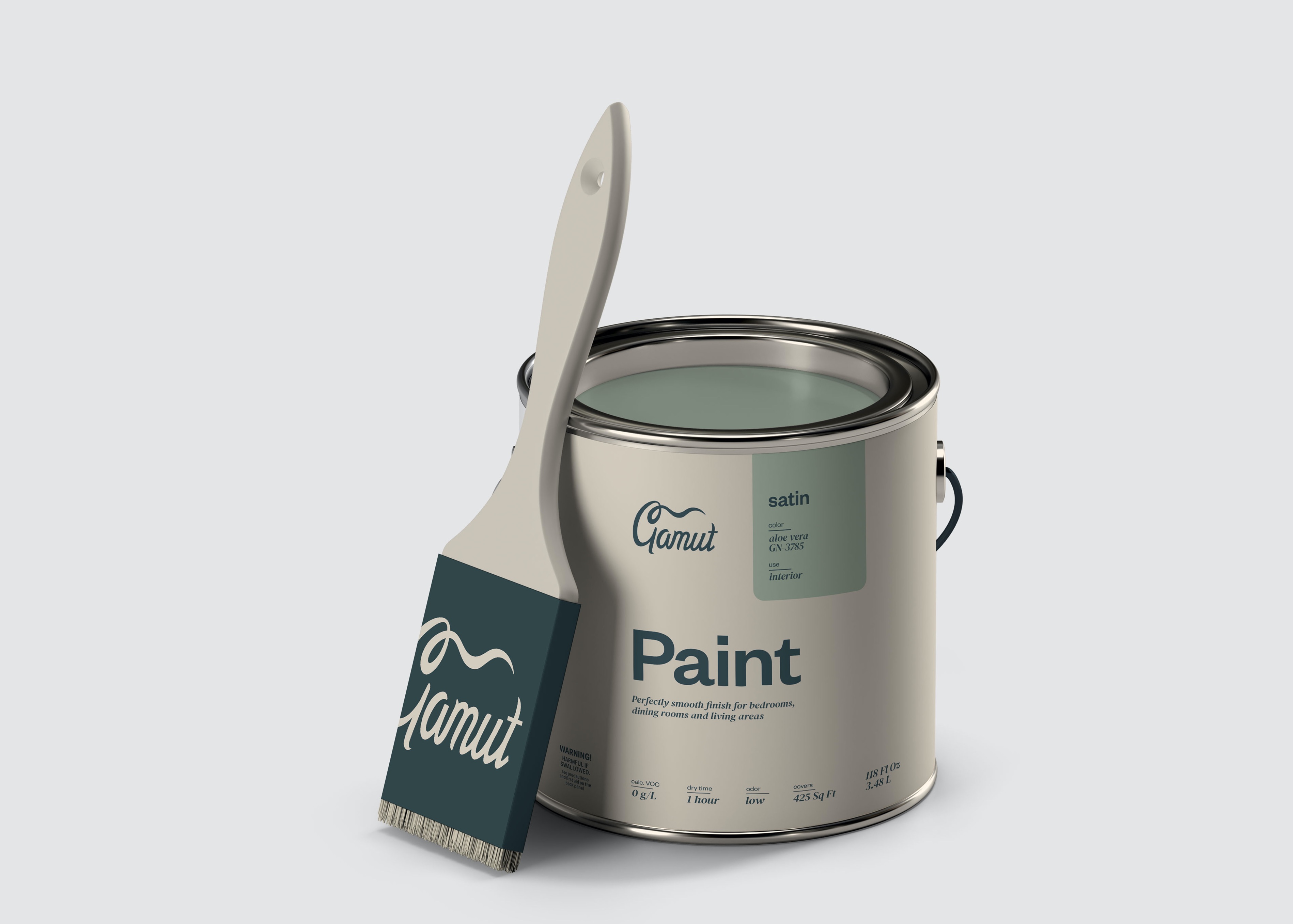 Gamut Premium Paint Branding and Packaging Design Concept