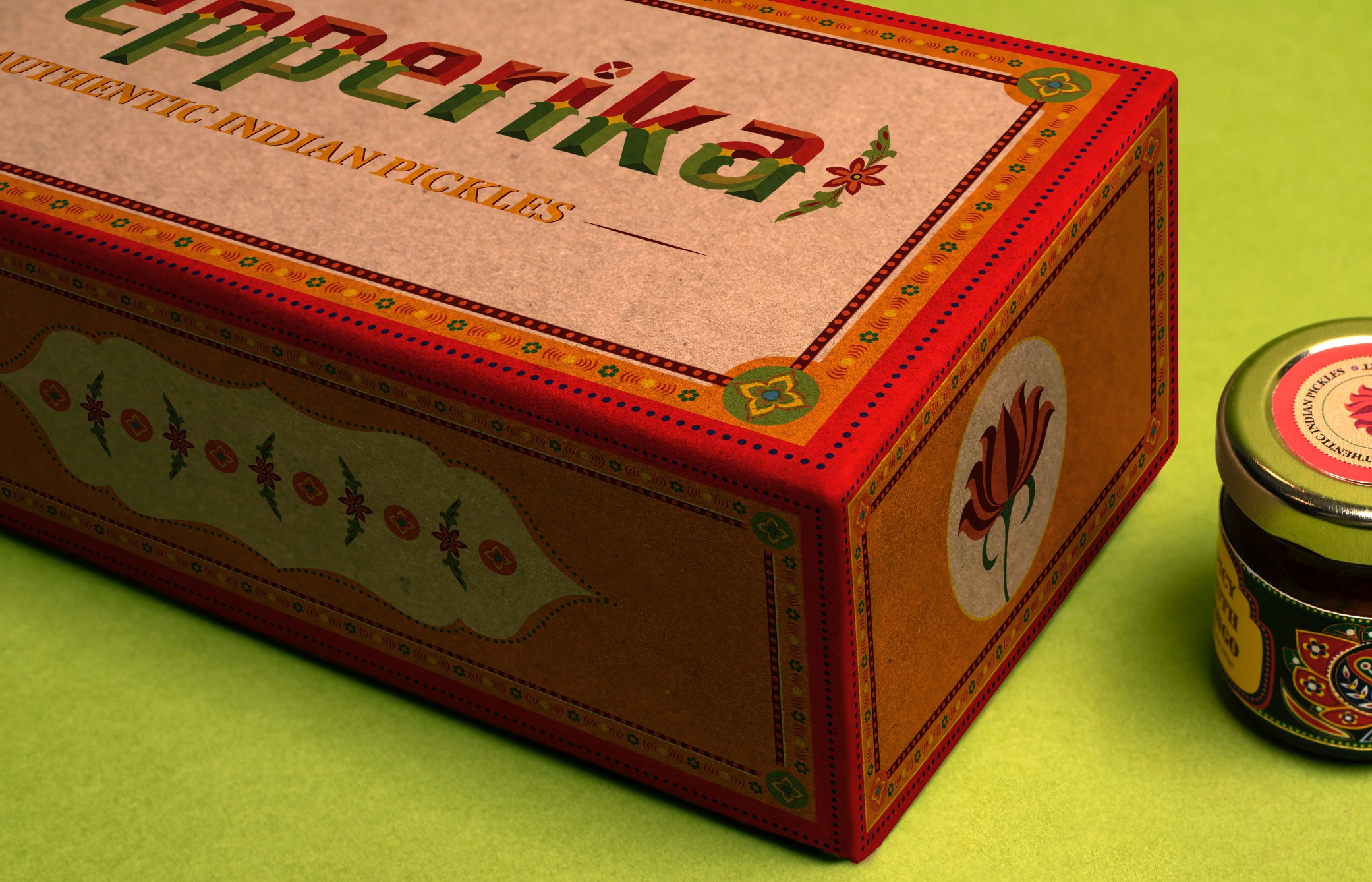 Pepperika Indian Pickles Packaging Design - World Brand Design Society