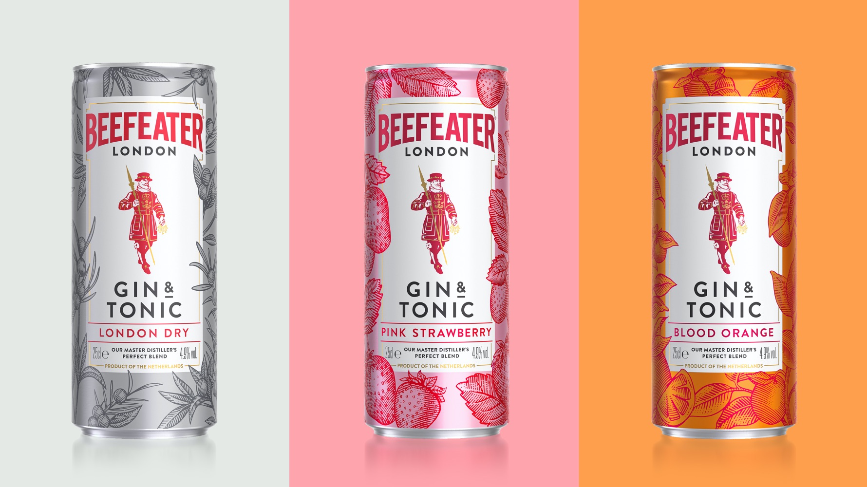 Beefeater London RTDs Packaging Design Creation