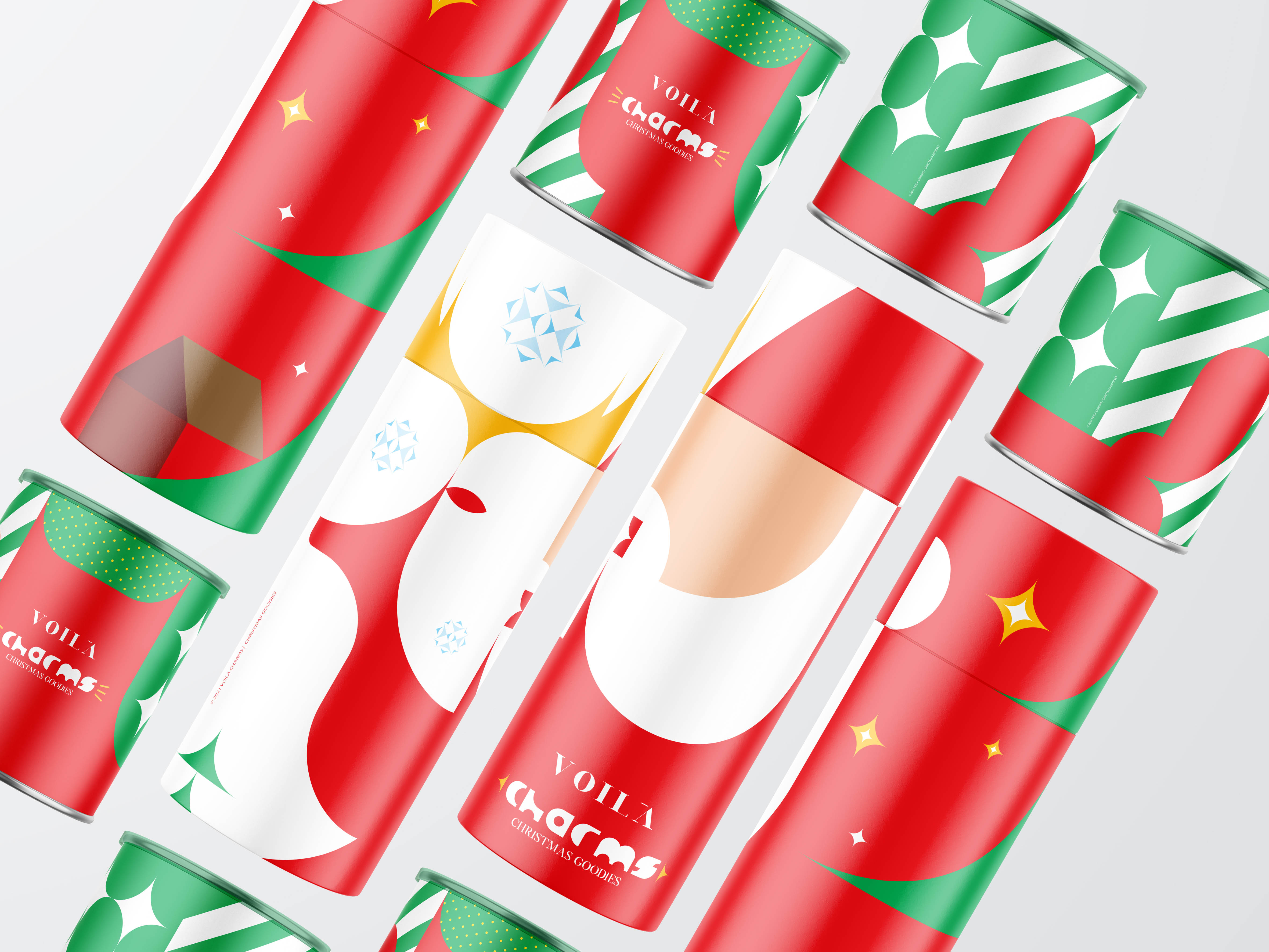Voilà Christmas Charms by Bold Branding