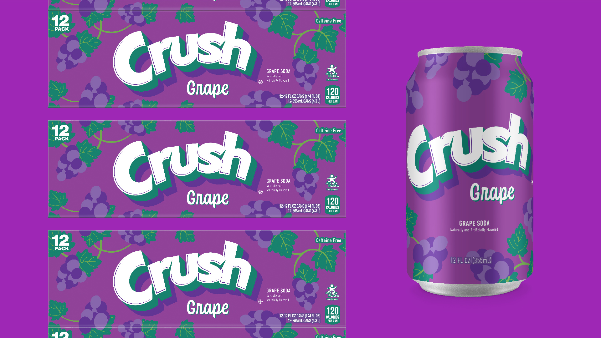 Crush Soda S Refreshingly Fun New Look By Connor Arnot Liquid Sunshine World Brand Design Society