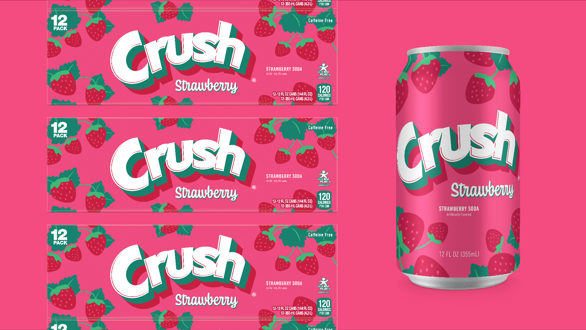 Crush Soda S Refreshingly Fun New Look By Connor Arnot Liquid Sunshine World Brand Design Society