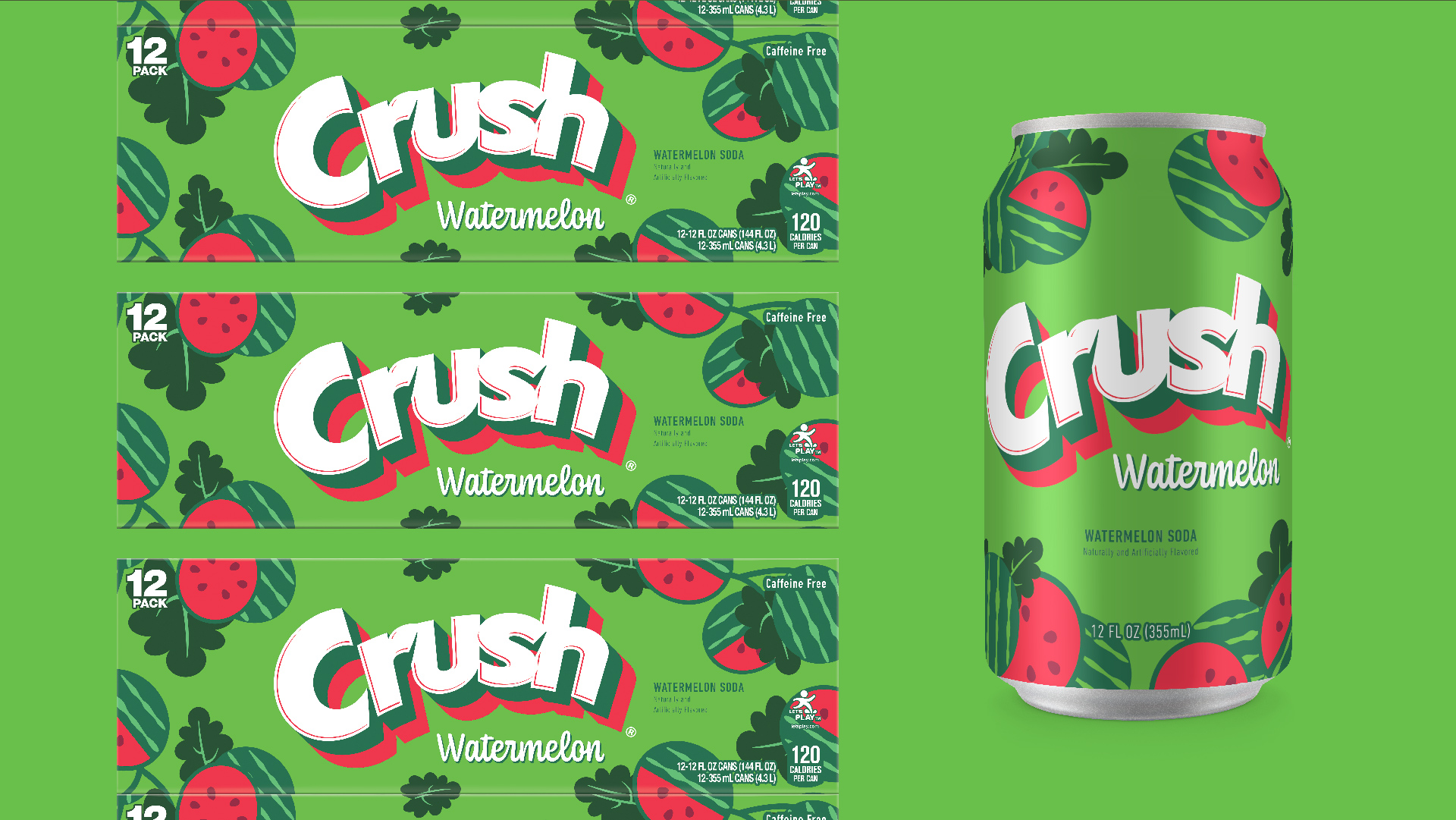 Crush Soda S Refreshingly Fun New Look By Connor Arnot Liquid Sunshine World Brand Design Society