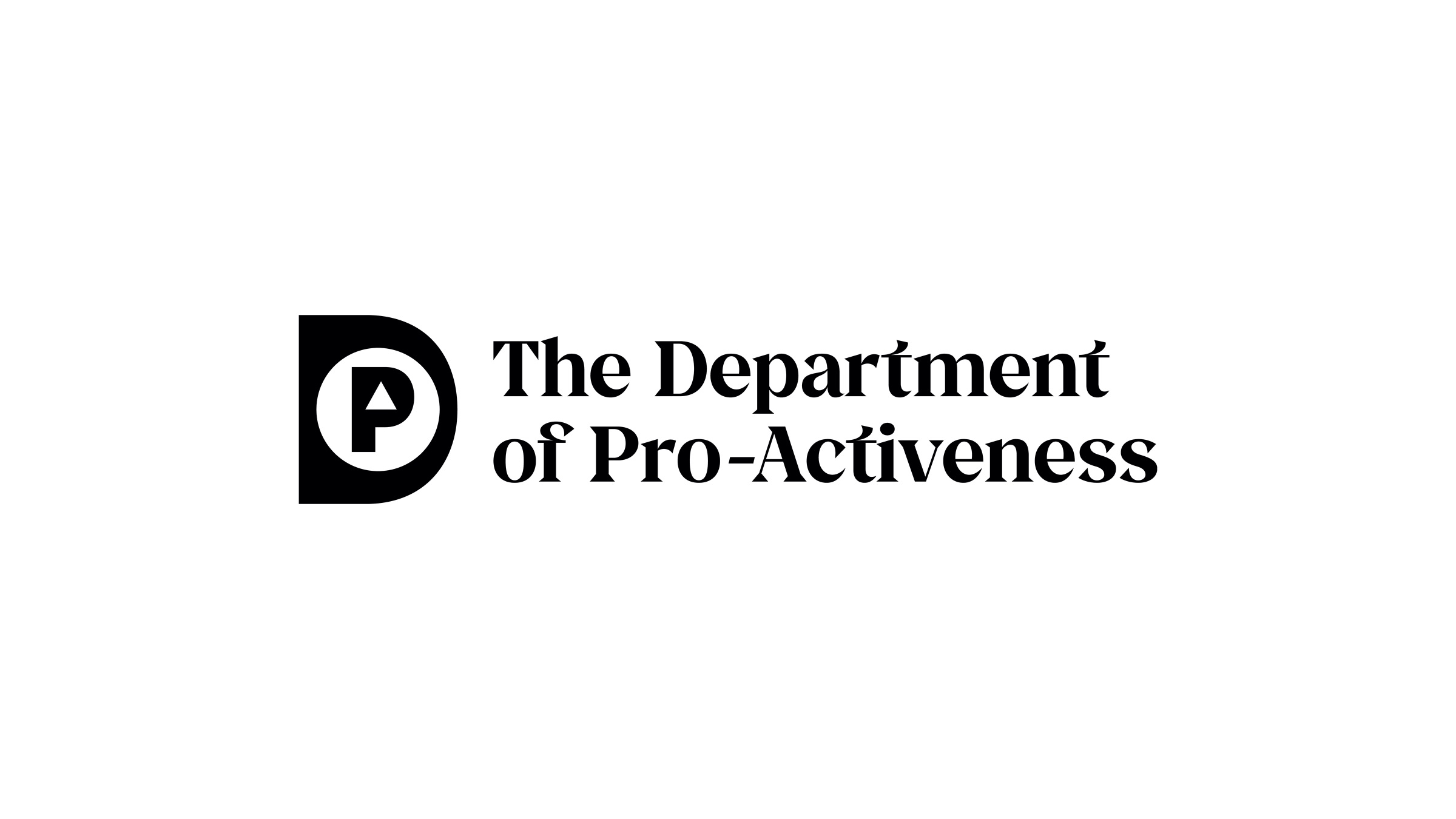 DOPA – The Department of Pro-Activeness Branding