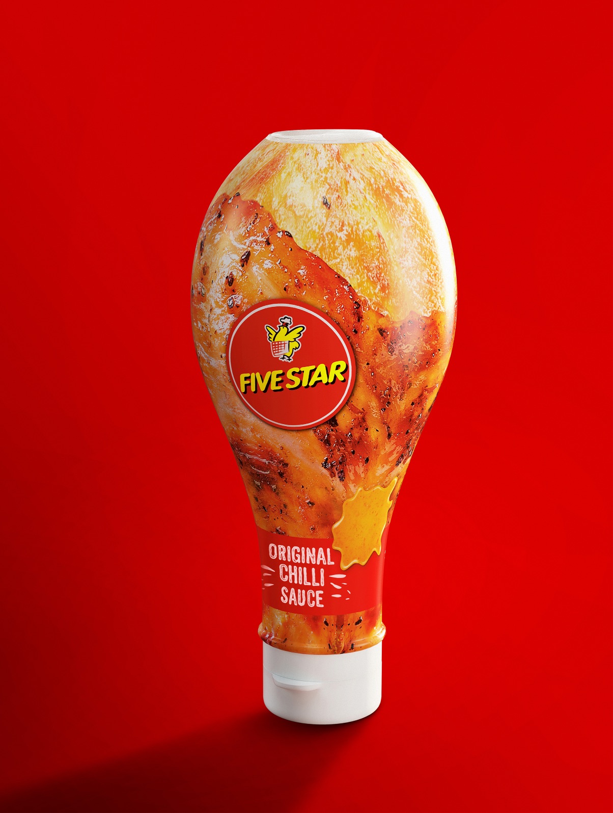 Prompt Design Creates Five Star Sauce Packaging Design