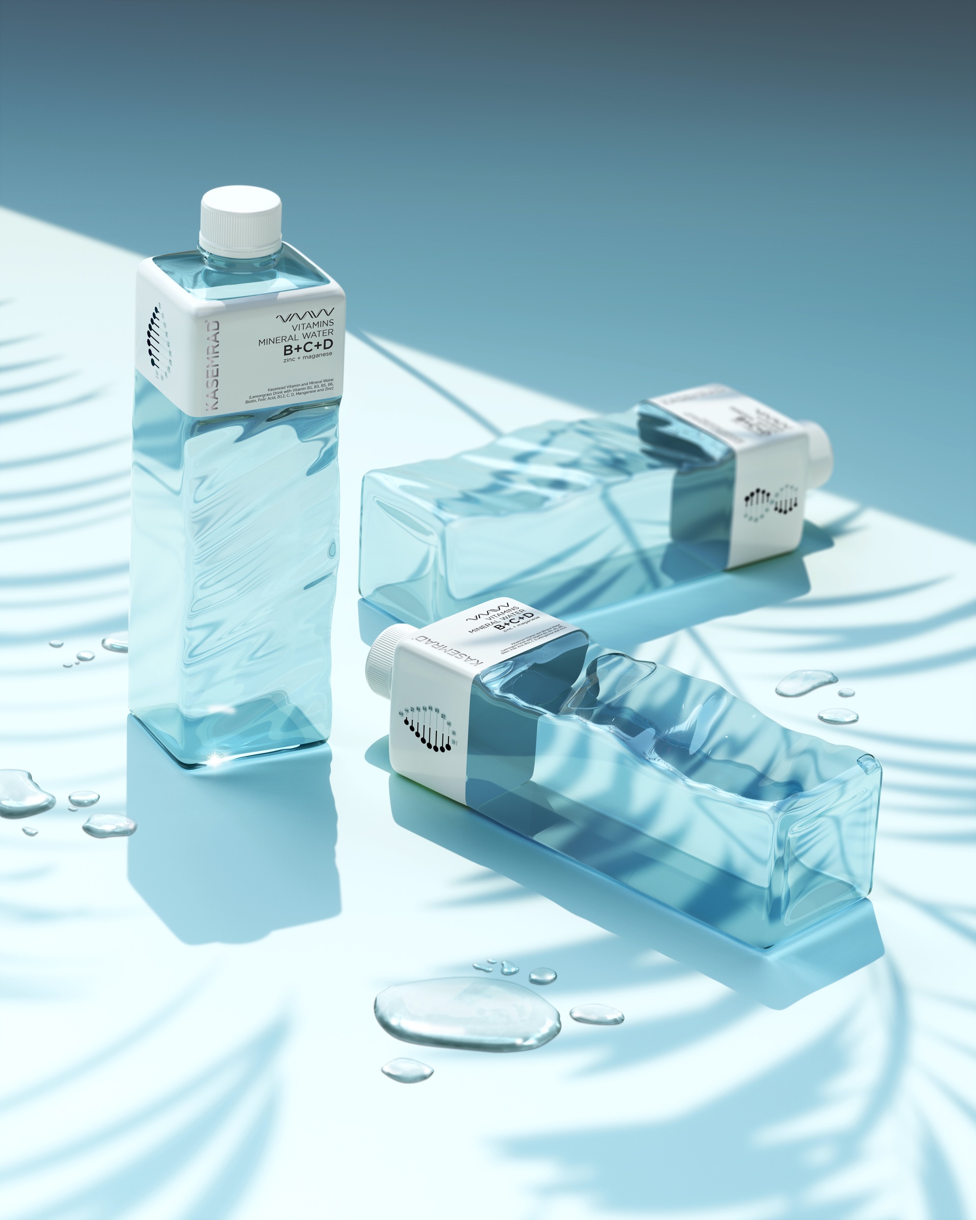 Prompt Design Creates Packaging For Kasemrad Vitamin Mineral Water World Brand Design Society