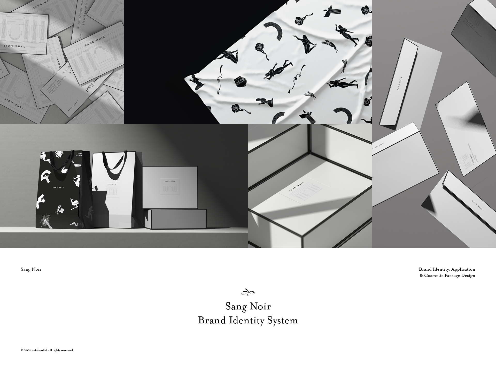 Sang Noir Brand Identity System by minimalist