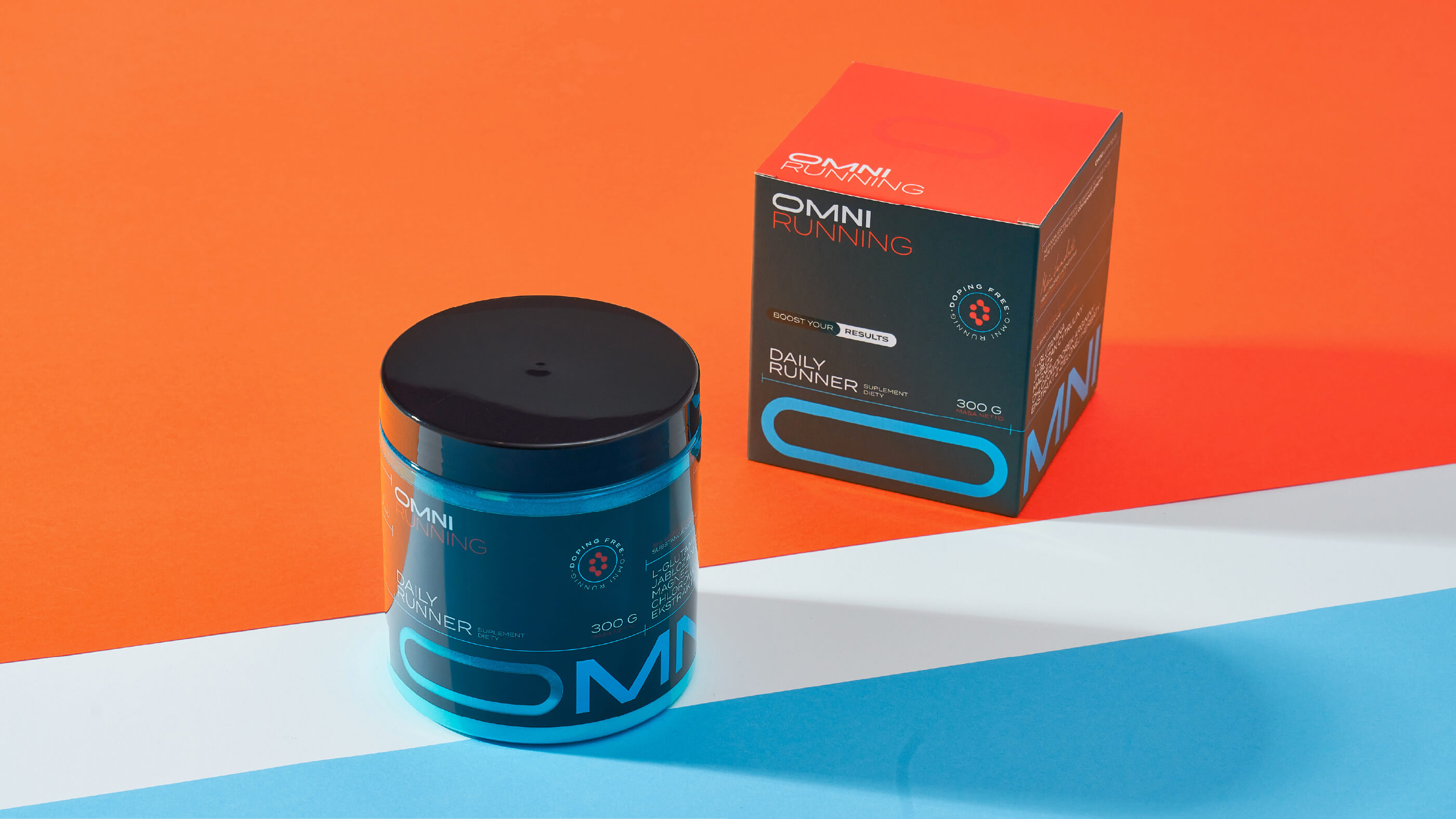 Branding and Packaging Design for Omni Running by we3studio