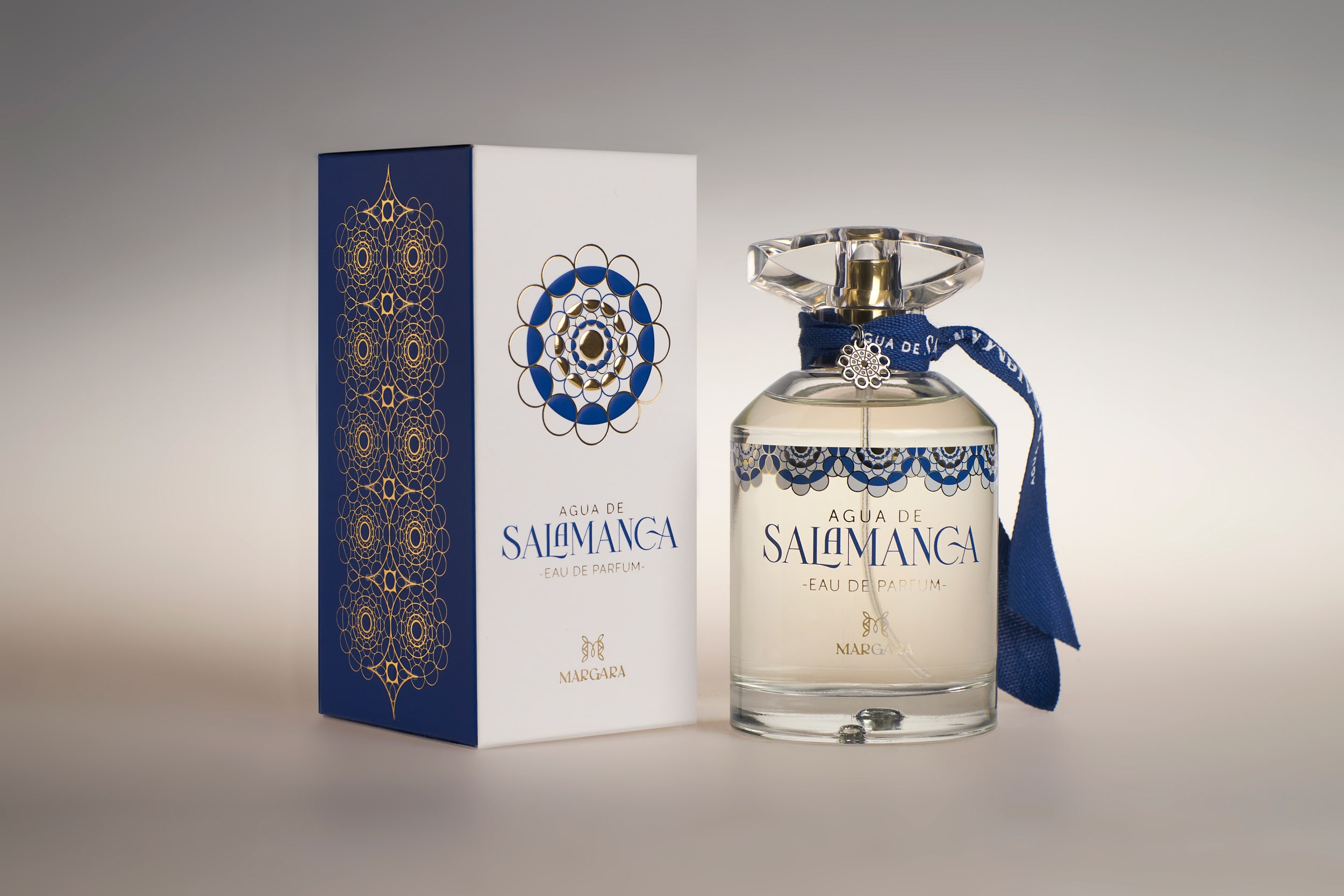Packaging Design for Agua de Salamanca Eau de Parfum Created by Salvi Design