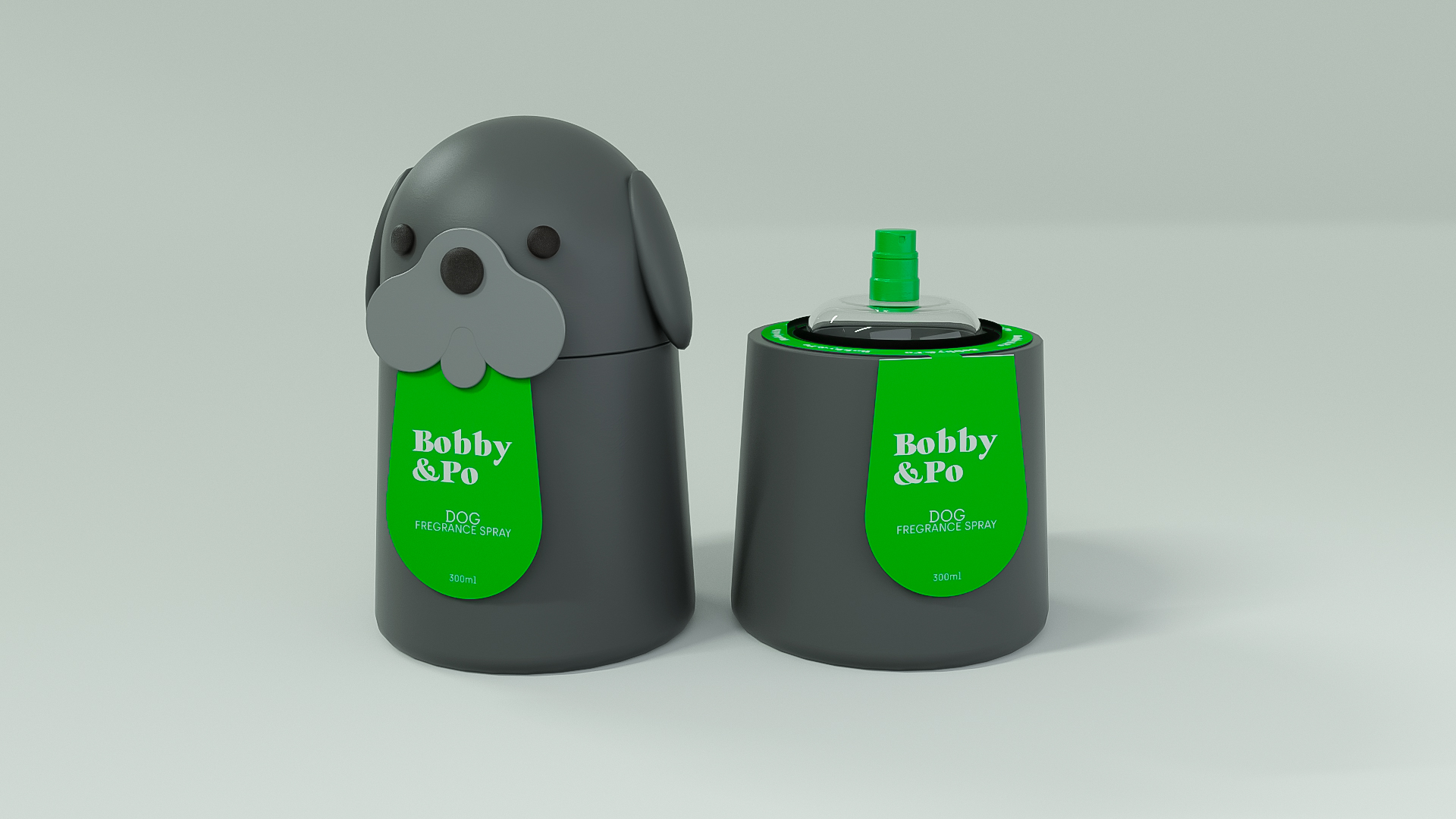 Bobby&Po Dog Perfume Packaging Design