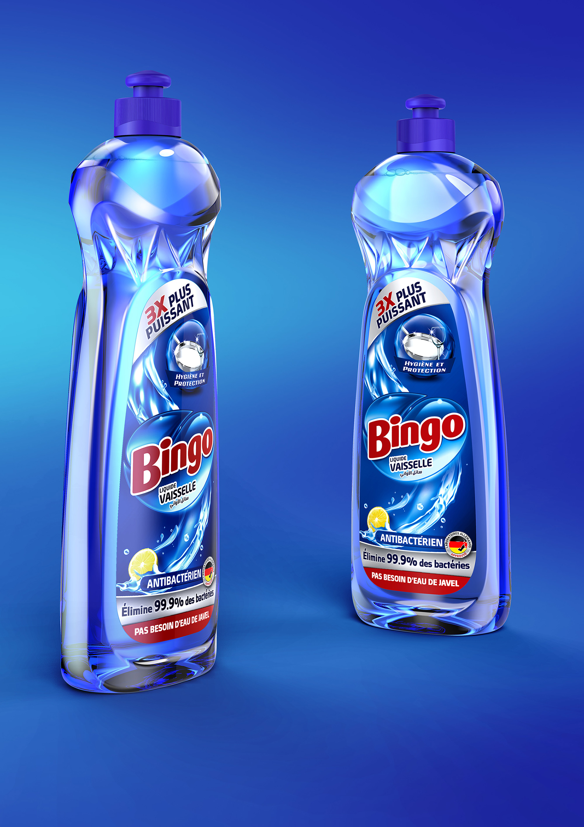 Bingo Dish Washing Detergent Packaging Industrial Design (Pet Bottle)