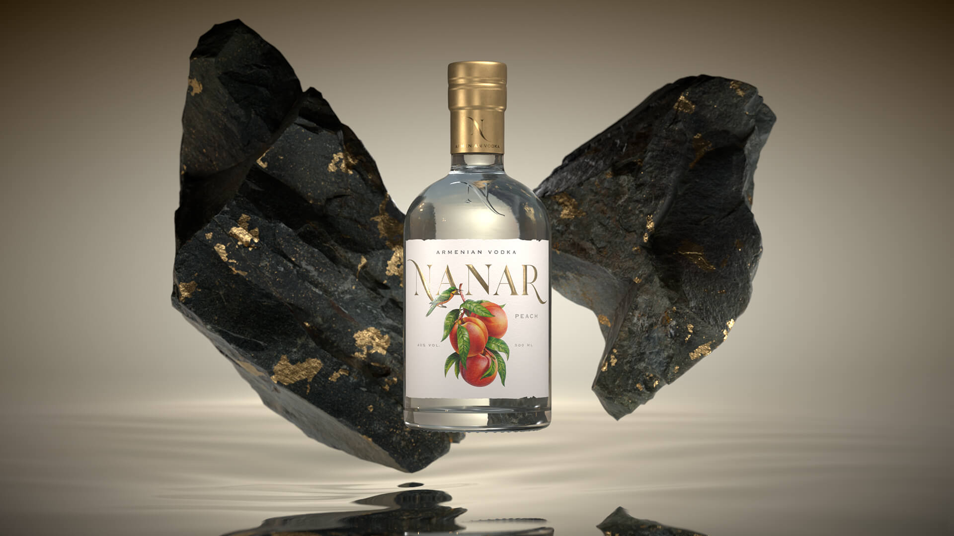 Commersart Creates Packaging Design for Nanar Armenian Fruit Vodka