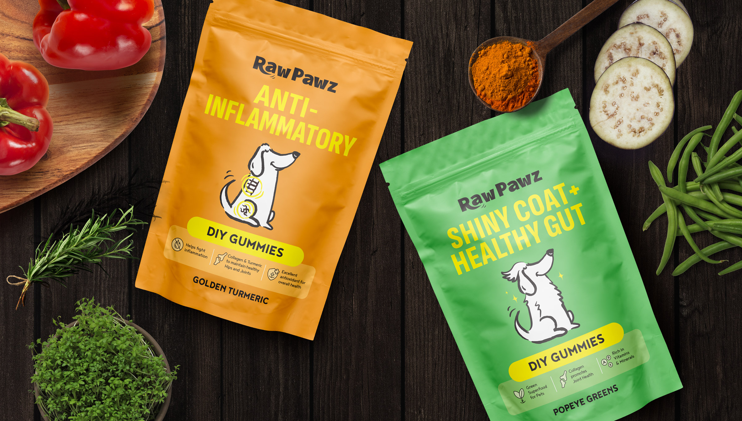 Lemmy Design Create RawPawz Nutritional Boosters Range for Dogs