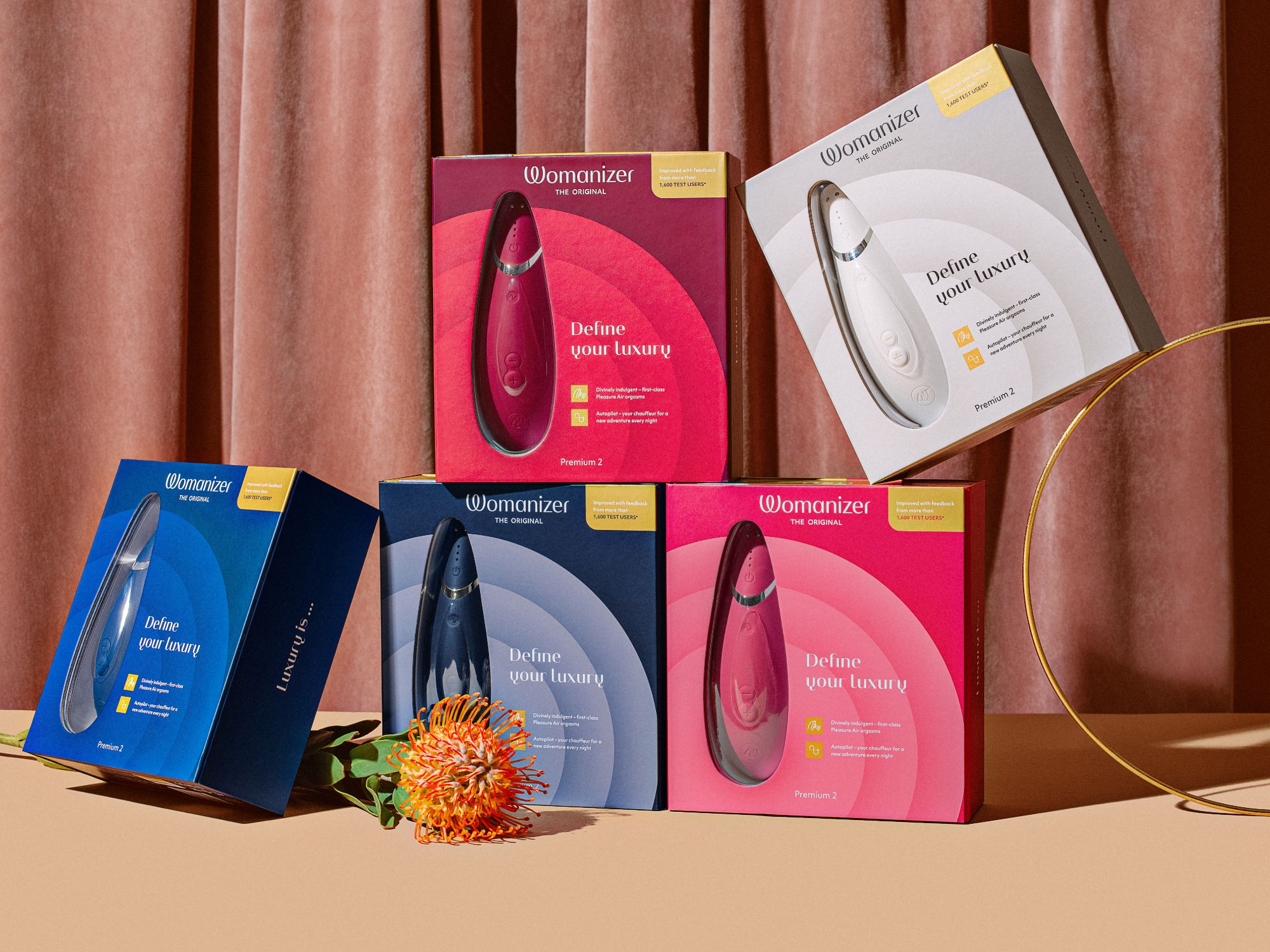 Womanizer Premium 2 Packaging Design by Ocio Studio