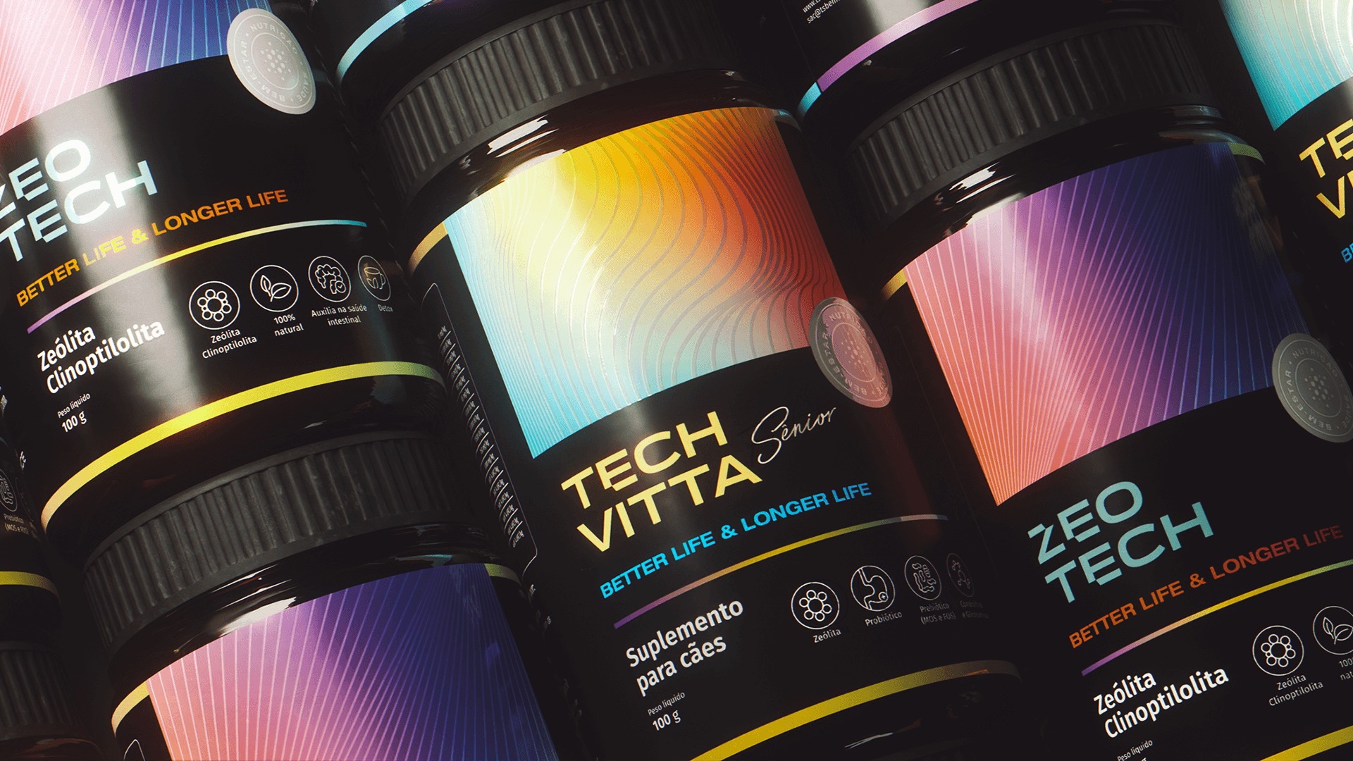 Tech Science Identity and Packaging Design by Estúdio Kuumba