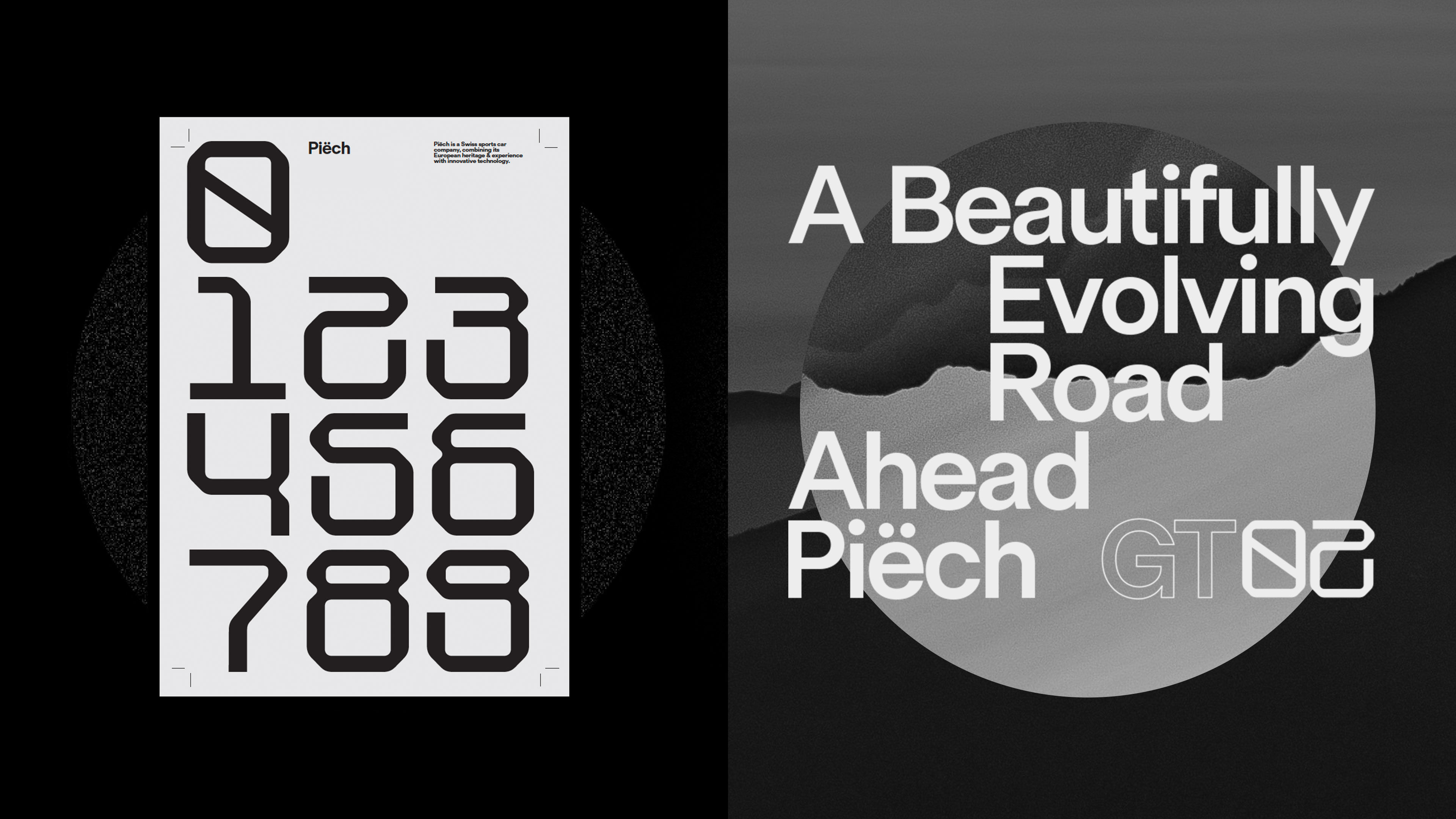 ShopTalk Creates Bespoke Brand Typeface for Swiss Sports Car Company Piëch