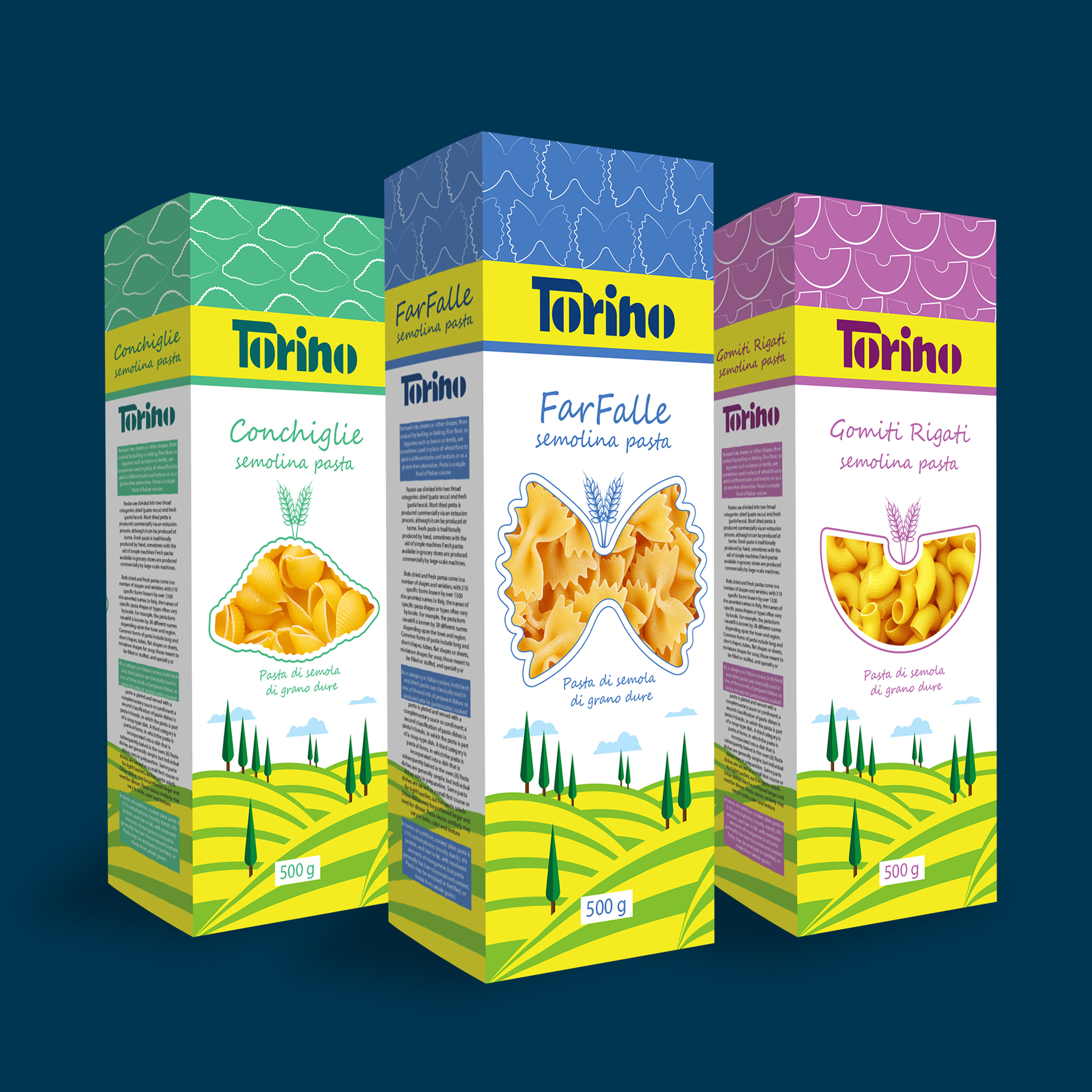 Pasta Torino Packaging Design