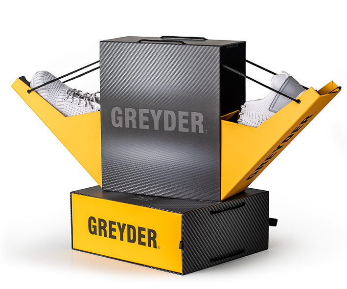 “V Design” Industrial and Graphic Packaging Design Created by Tasarist for Greyder