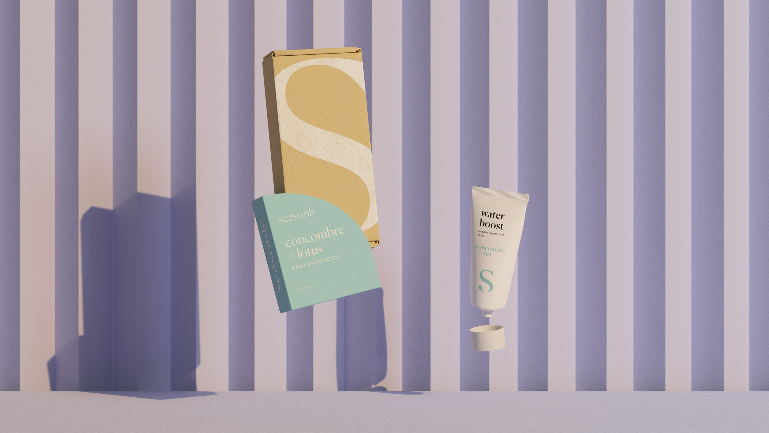Seasonly Vegan Skincare Branding by Chloé Camille
