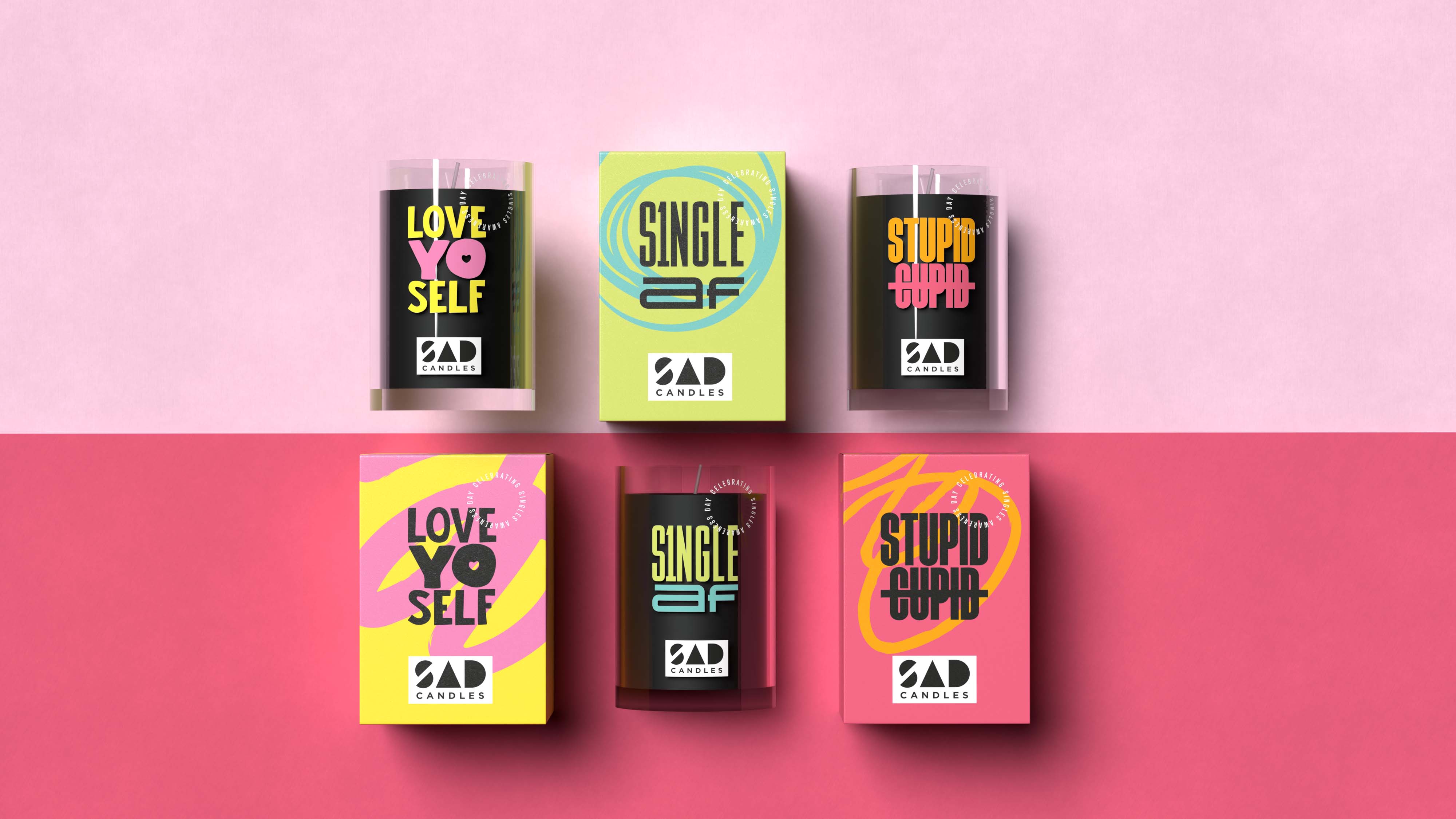 SAD Candles, a Range of Unique Scented Candles Designed by Hart & Jones