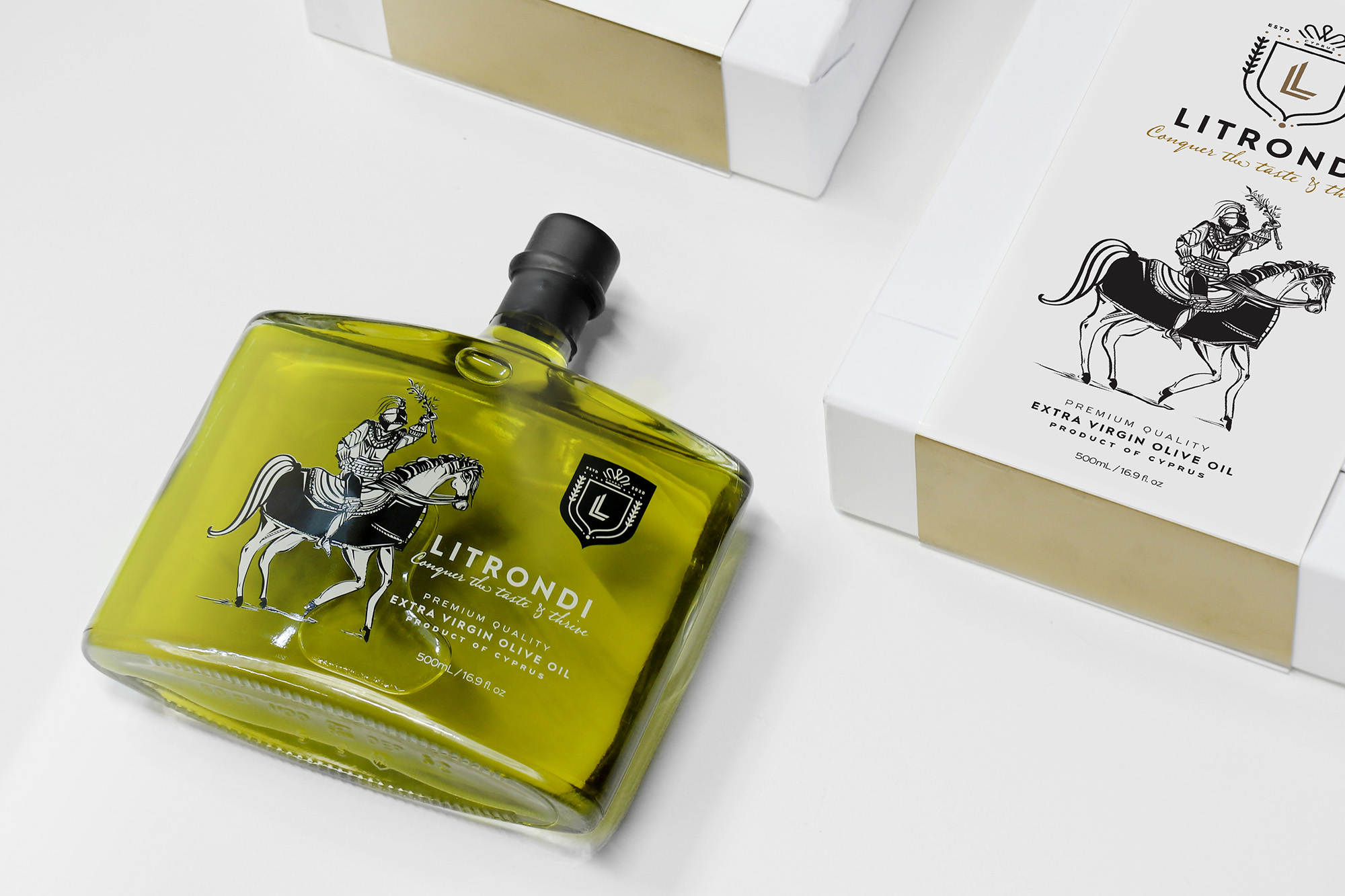 Litrondi Olive Oil Naming and Packaging Design