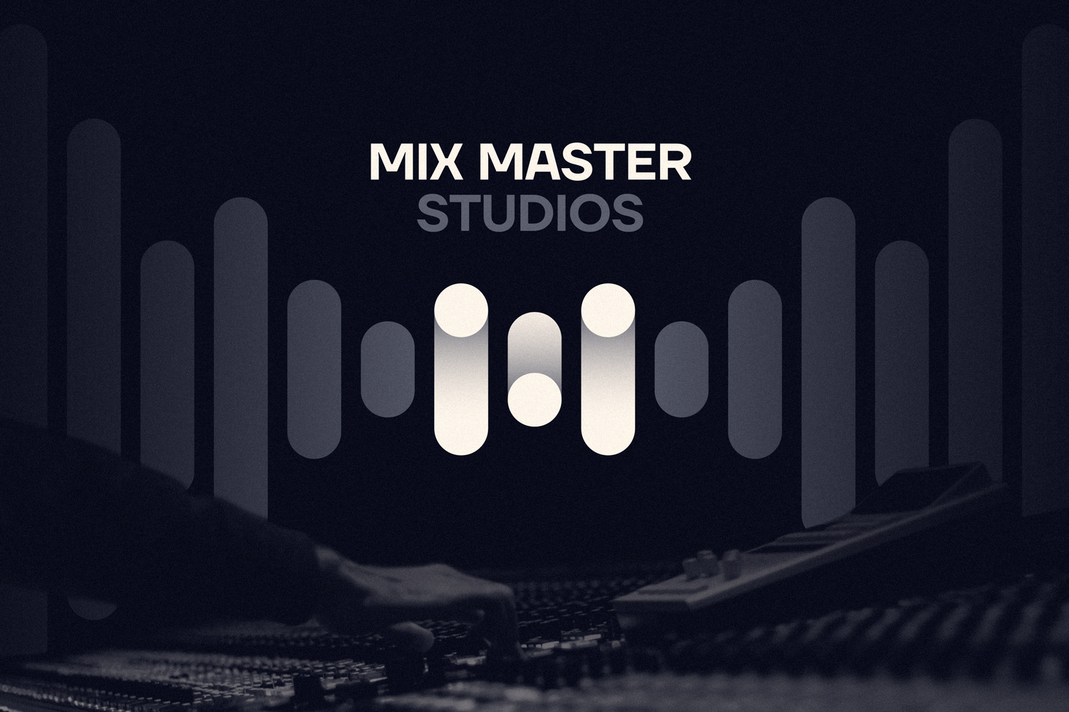 Identity for Audio Post-Production Studio Mix Master by Luna Design