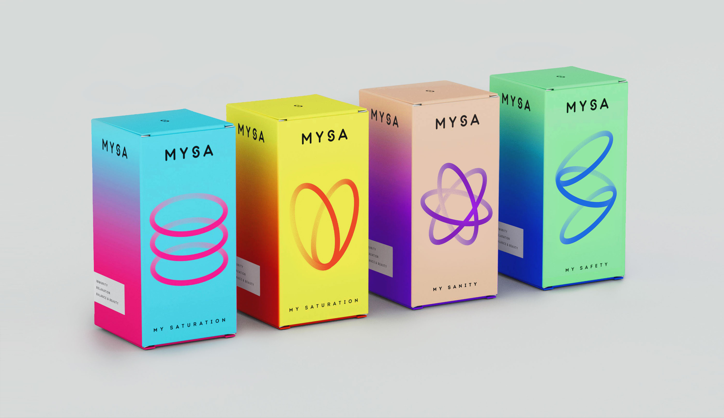 MYSA Personalised Vitamins Kits Packaging Design