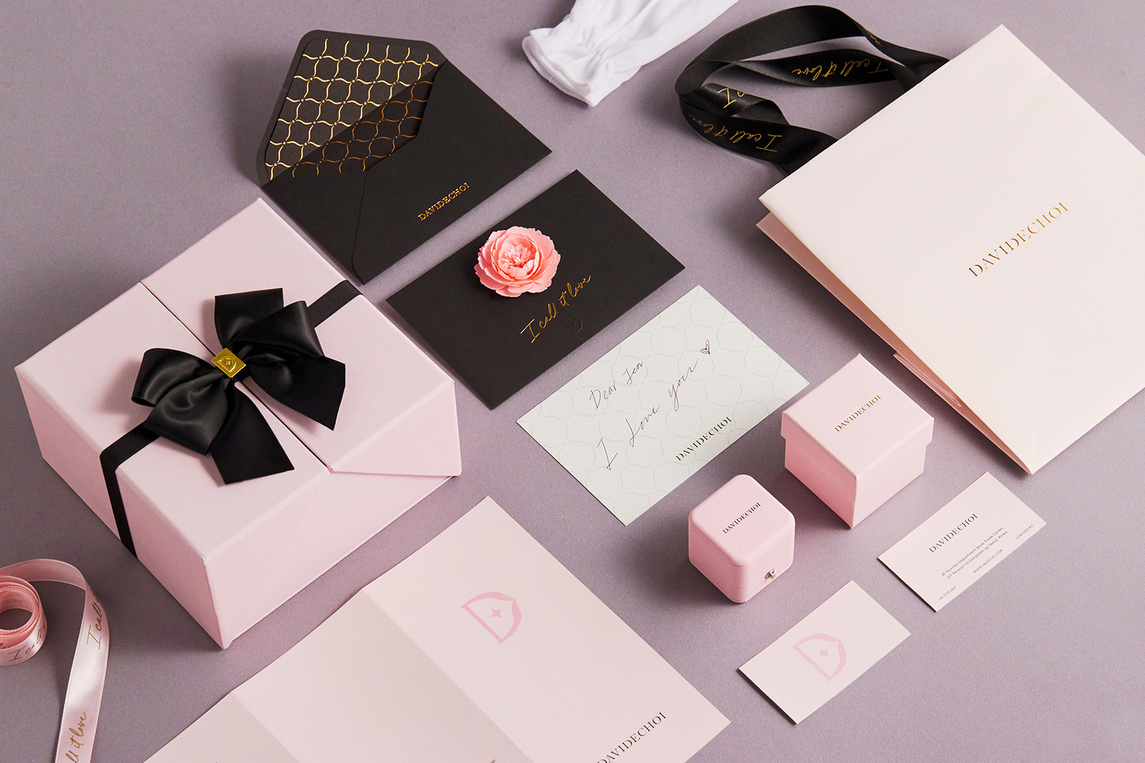 Davide Choi Jewelry Brand and Packaging Design