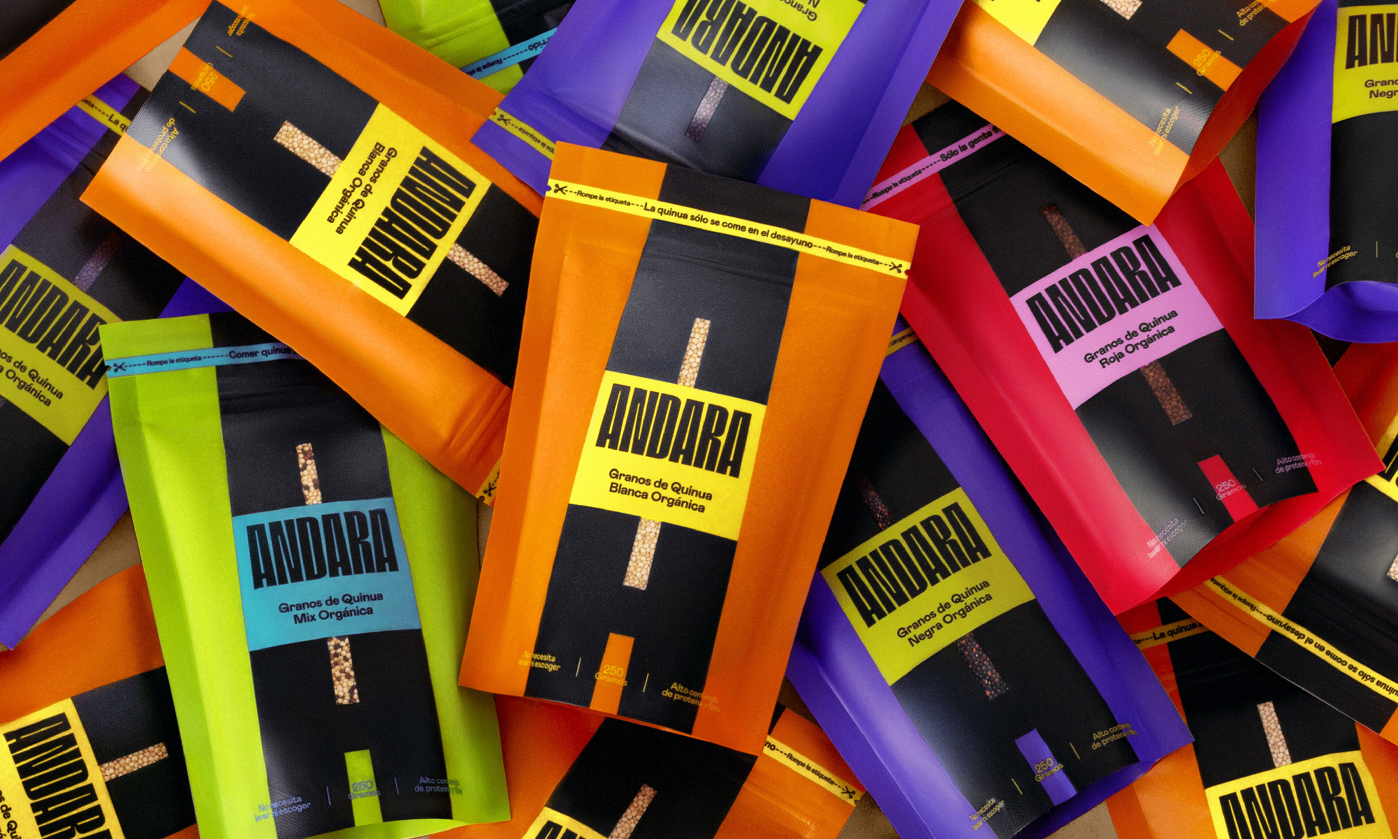 Andara Quinoa Packaging Design by Boost Brand Accelerator