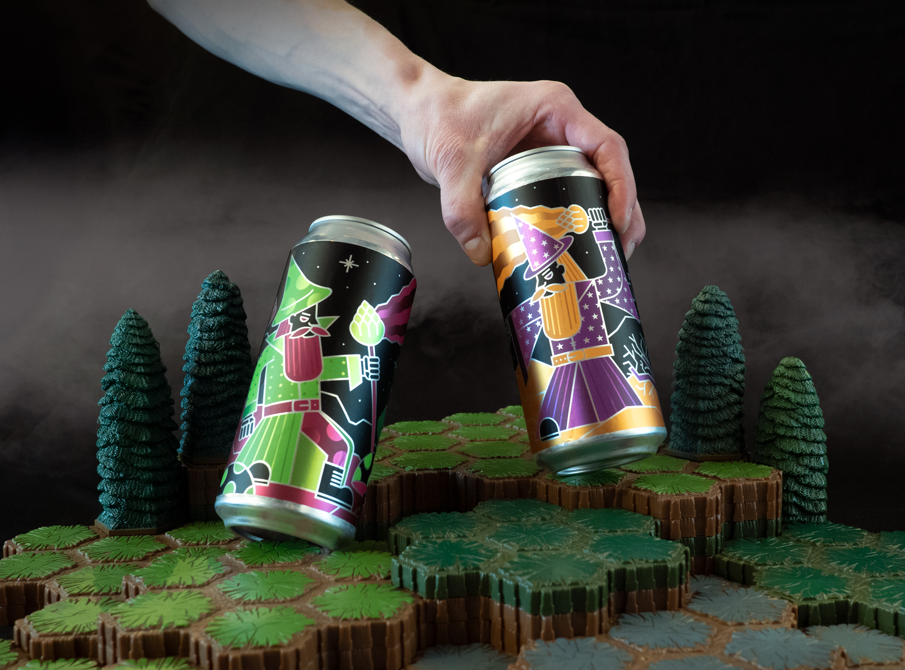 Epic Duel Beer Packaging Design by Erickson Design Co