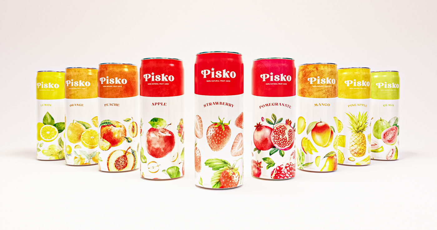 Brand Design for Pisko Juices