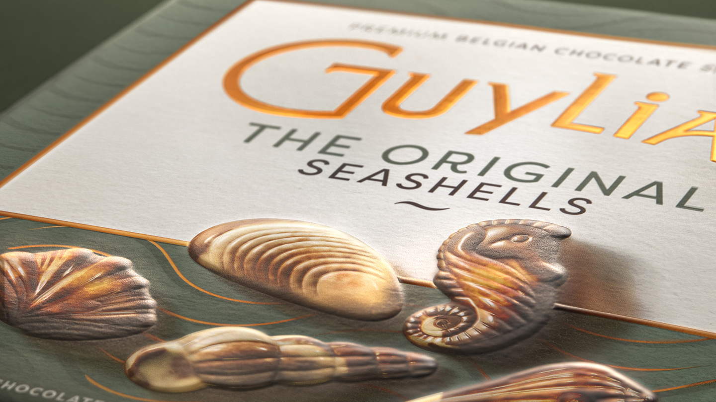 Superunion Partner with Guylian to Create a New Brand Identity and Packaging Design for Its Iconic Seashell Pralines