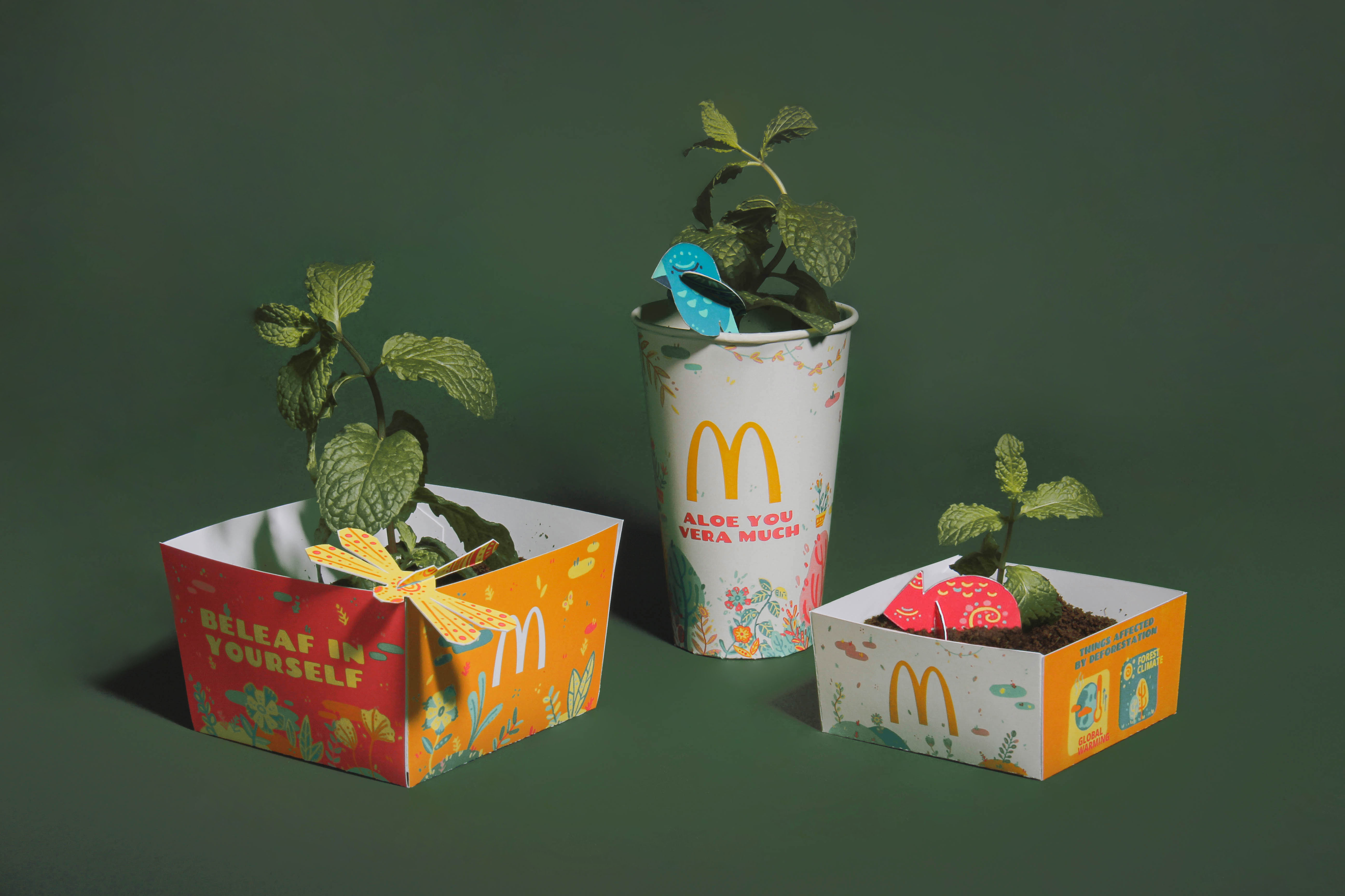 See McDonald's playful new packaging design