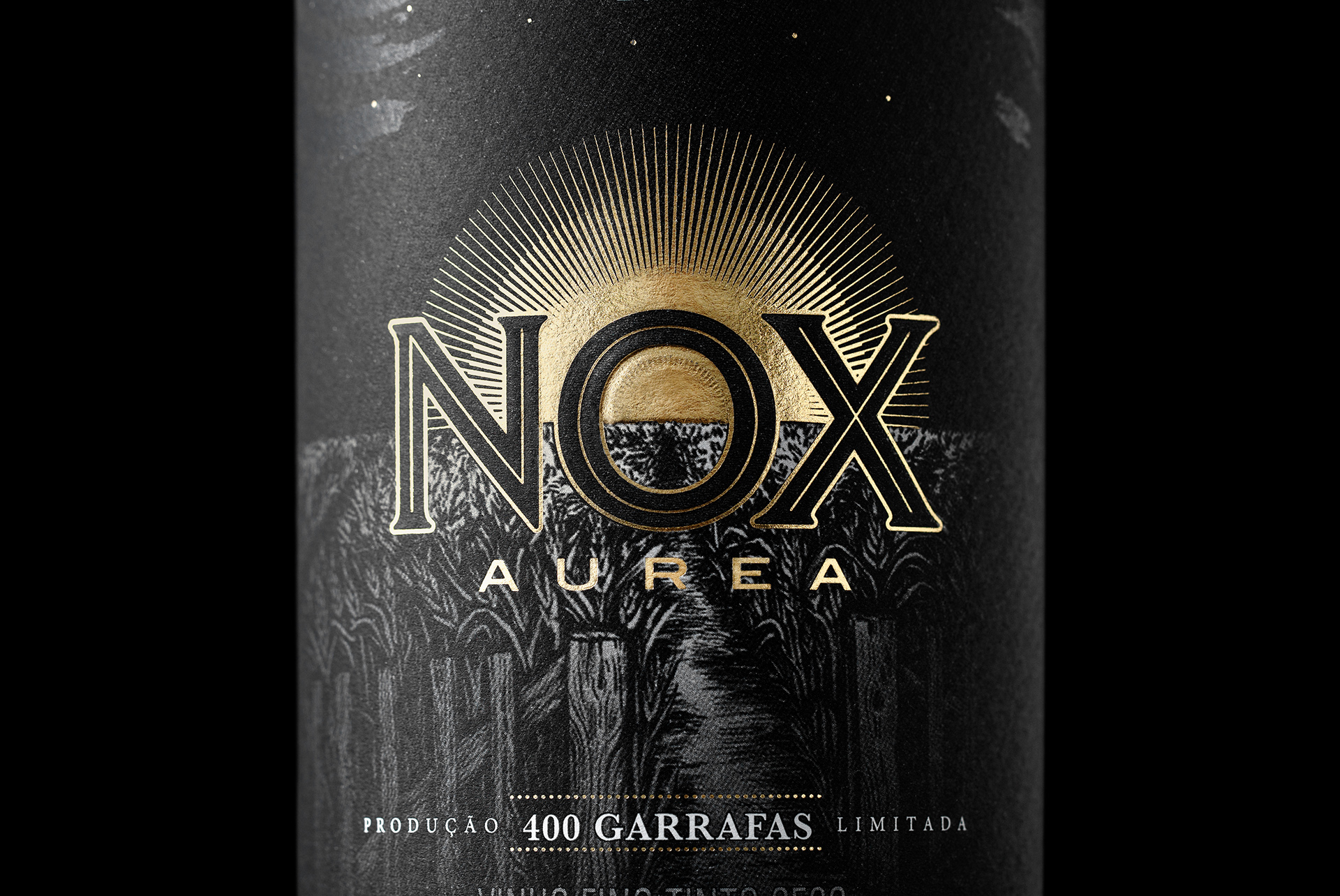Holy Studio Create Nox Aurea Wine Label Design
