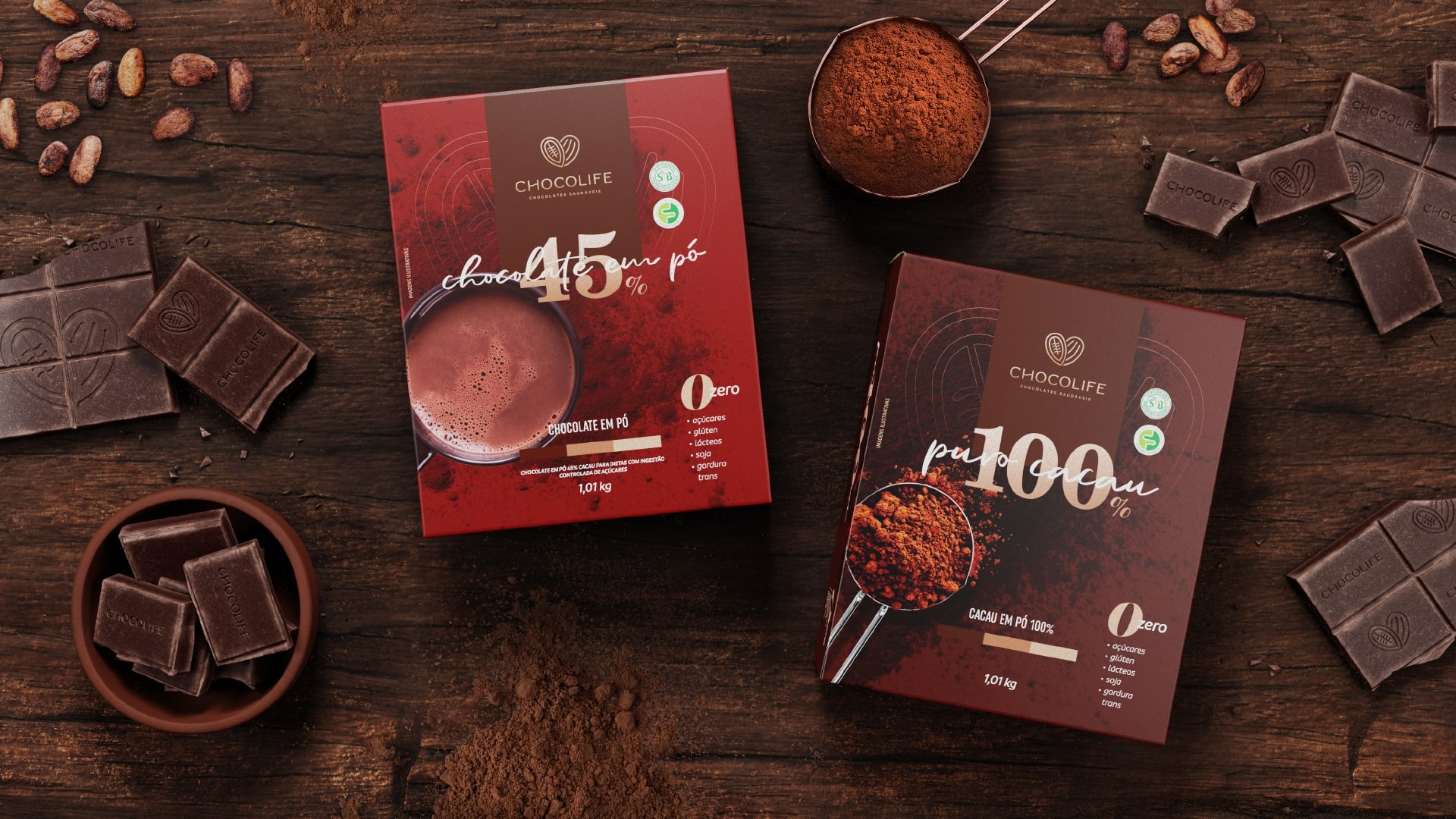 Concept Cocoa Powder Packaging by Aero Comunicação