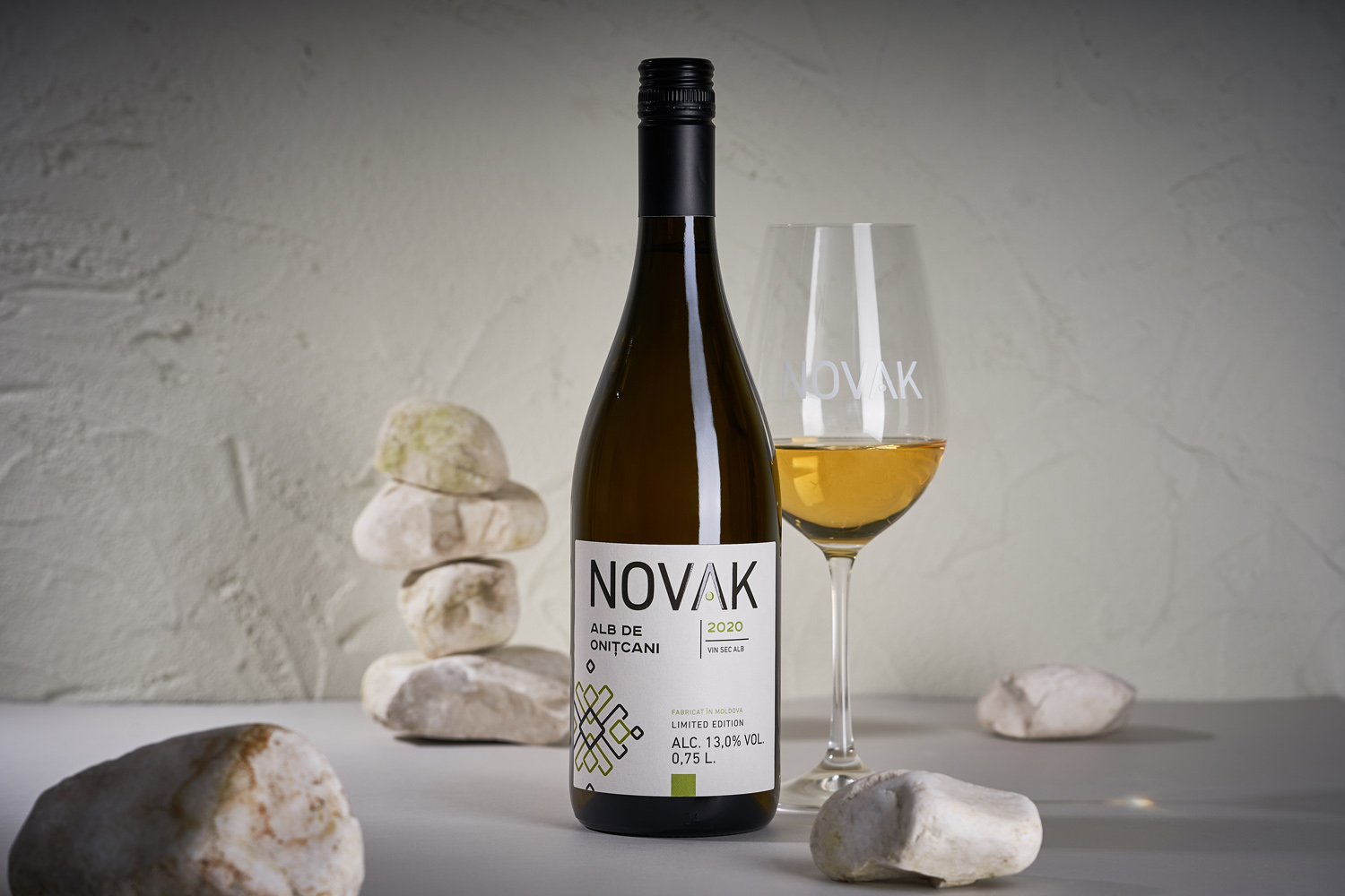 Ethnic Wine Label Design for Novak Etno Created by 43oz Design Studio