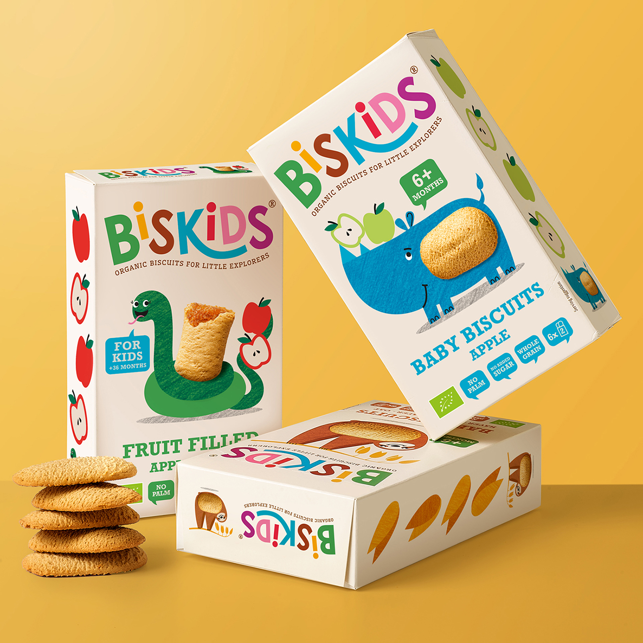 Quatre Mains Packaging Design Helps Smart Kids to Choose Biskids
