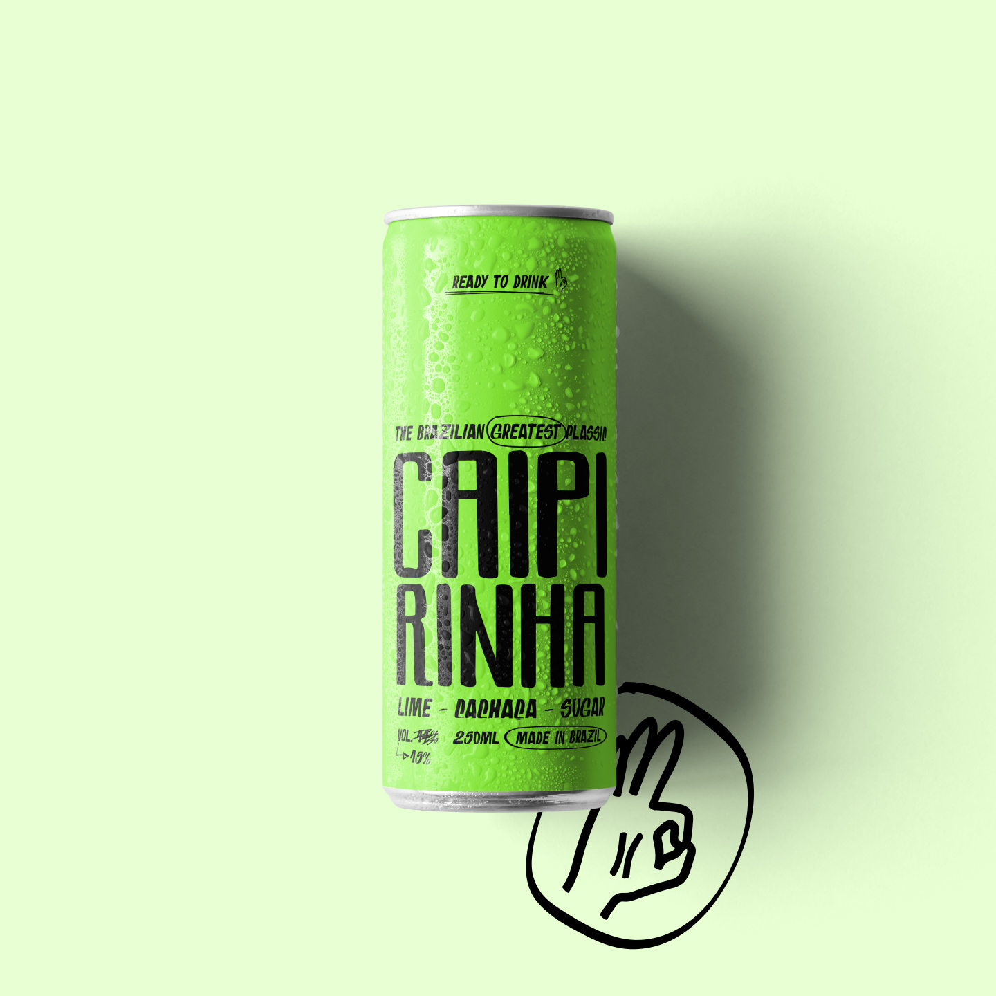 Brava Studio Create Packaging Design for Caipi, The National Drink of Brazil