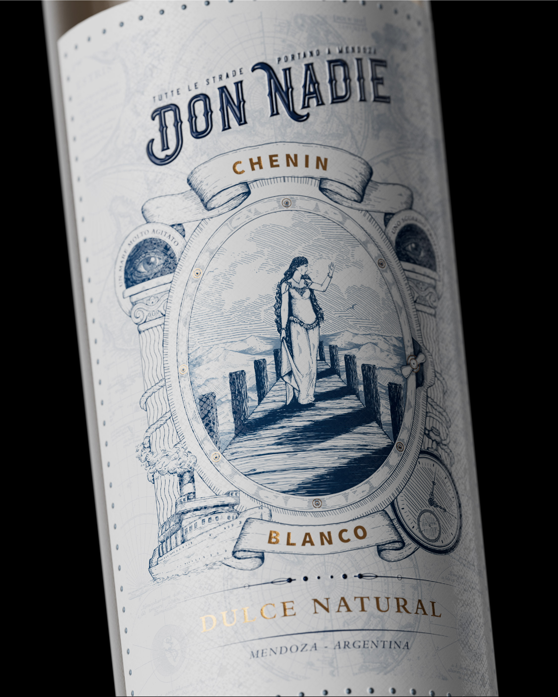 Don Nadie Wines Packaging Design Created by Vantablack Studio