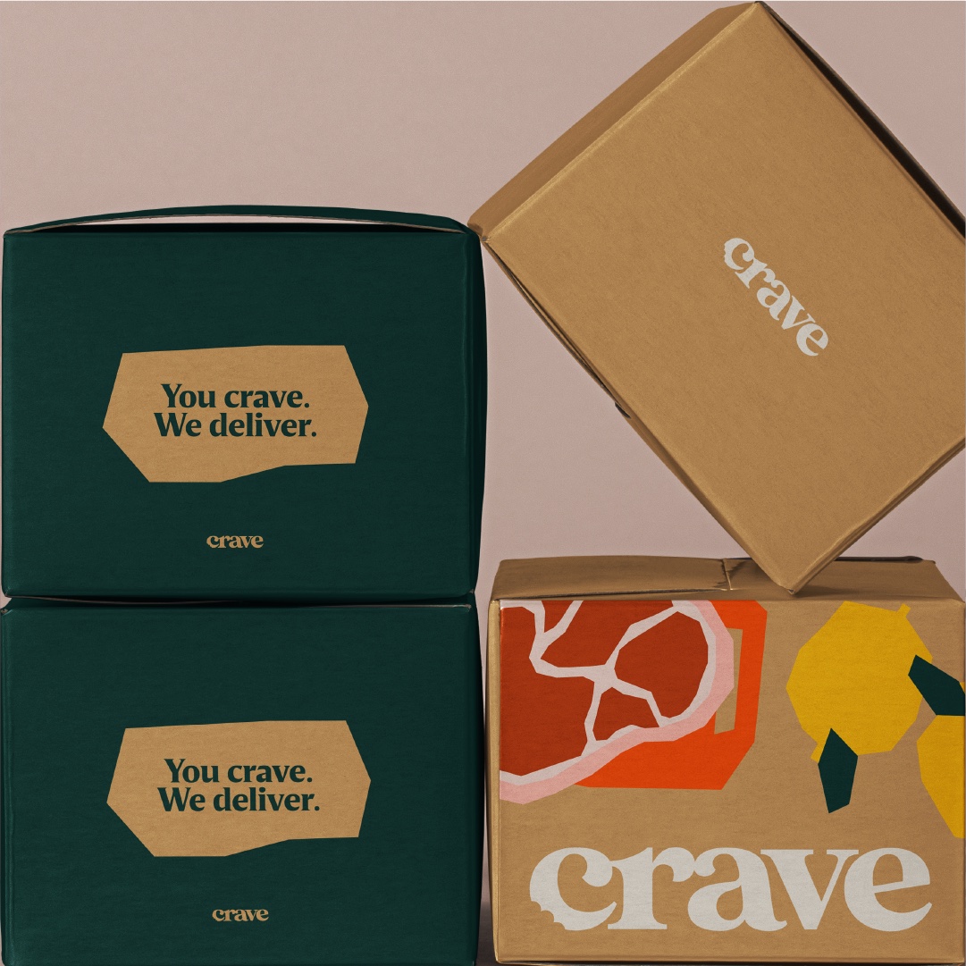 The Brand Tag Create Crave Brand Identity and Packaging Design