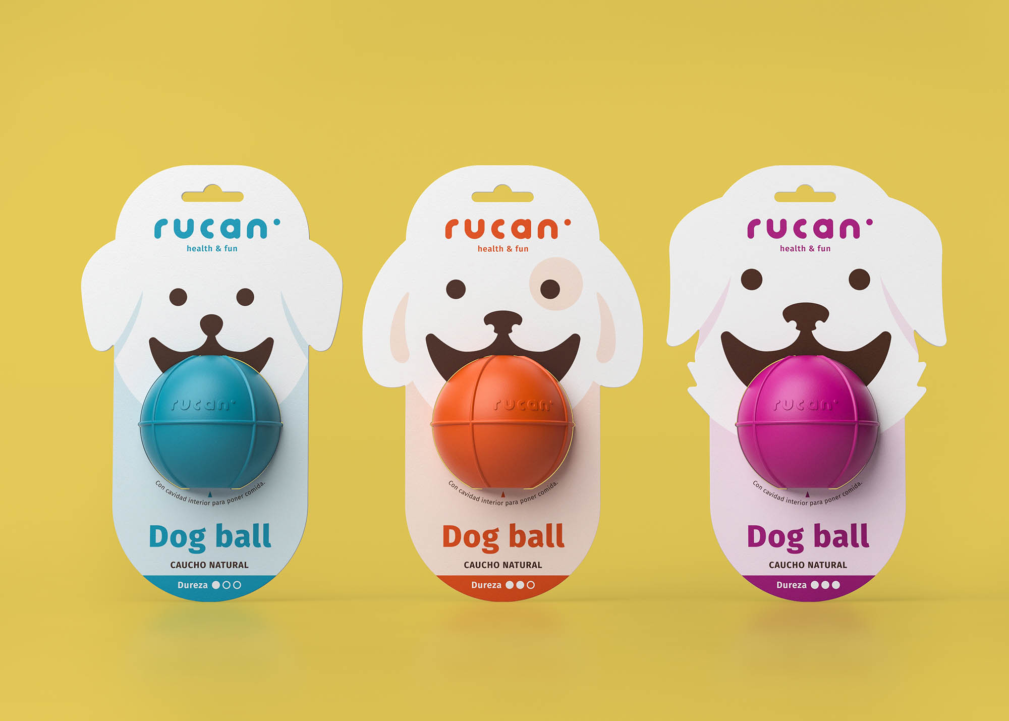 Bulldog Studio Create Rucan Dog Toys Brand and Packaging Design