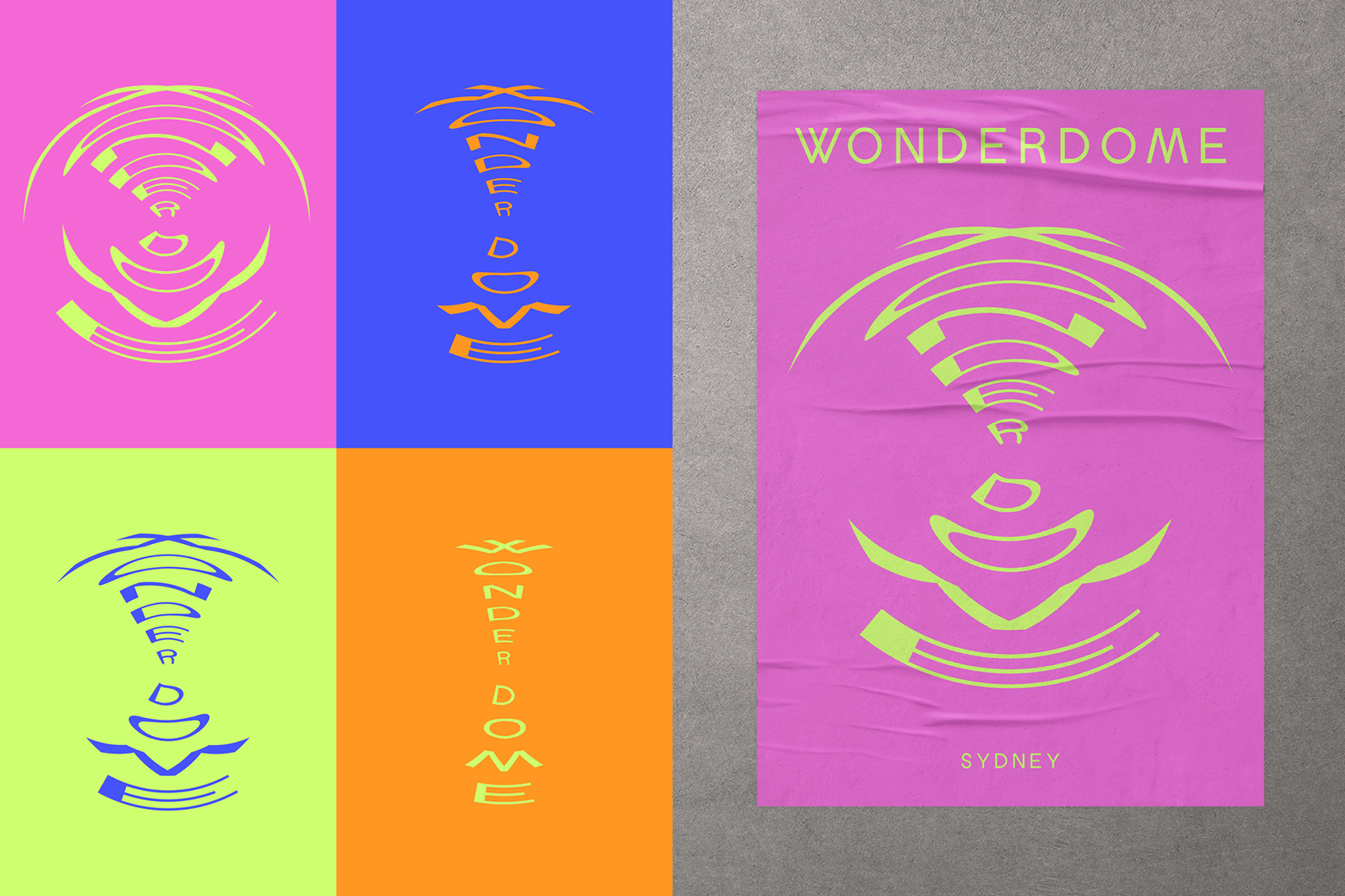 Wonderdome Brand Identity by Megan Perkins
