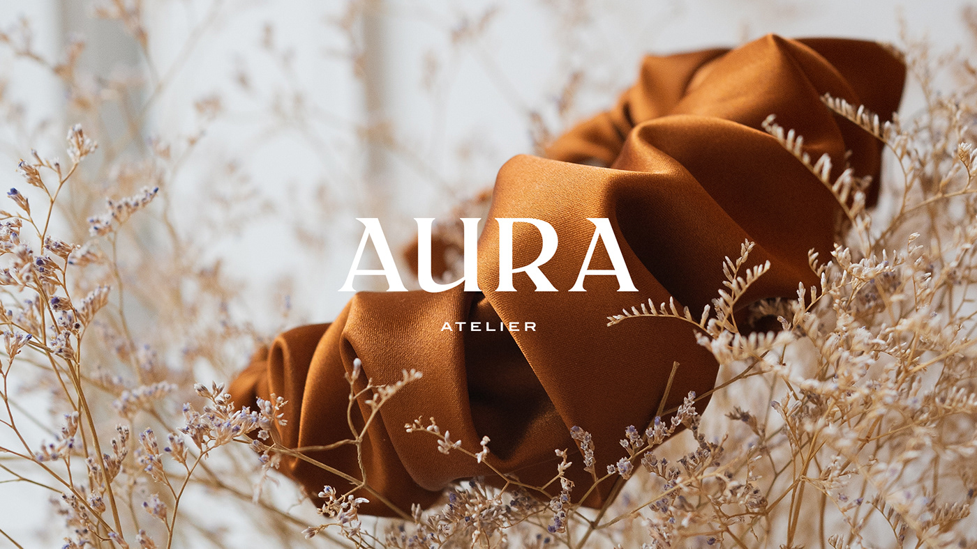 Identity System for Aura Headbands Range Designed by Malk Studio