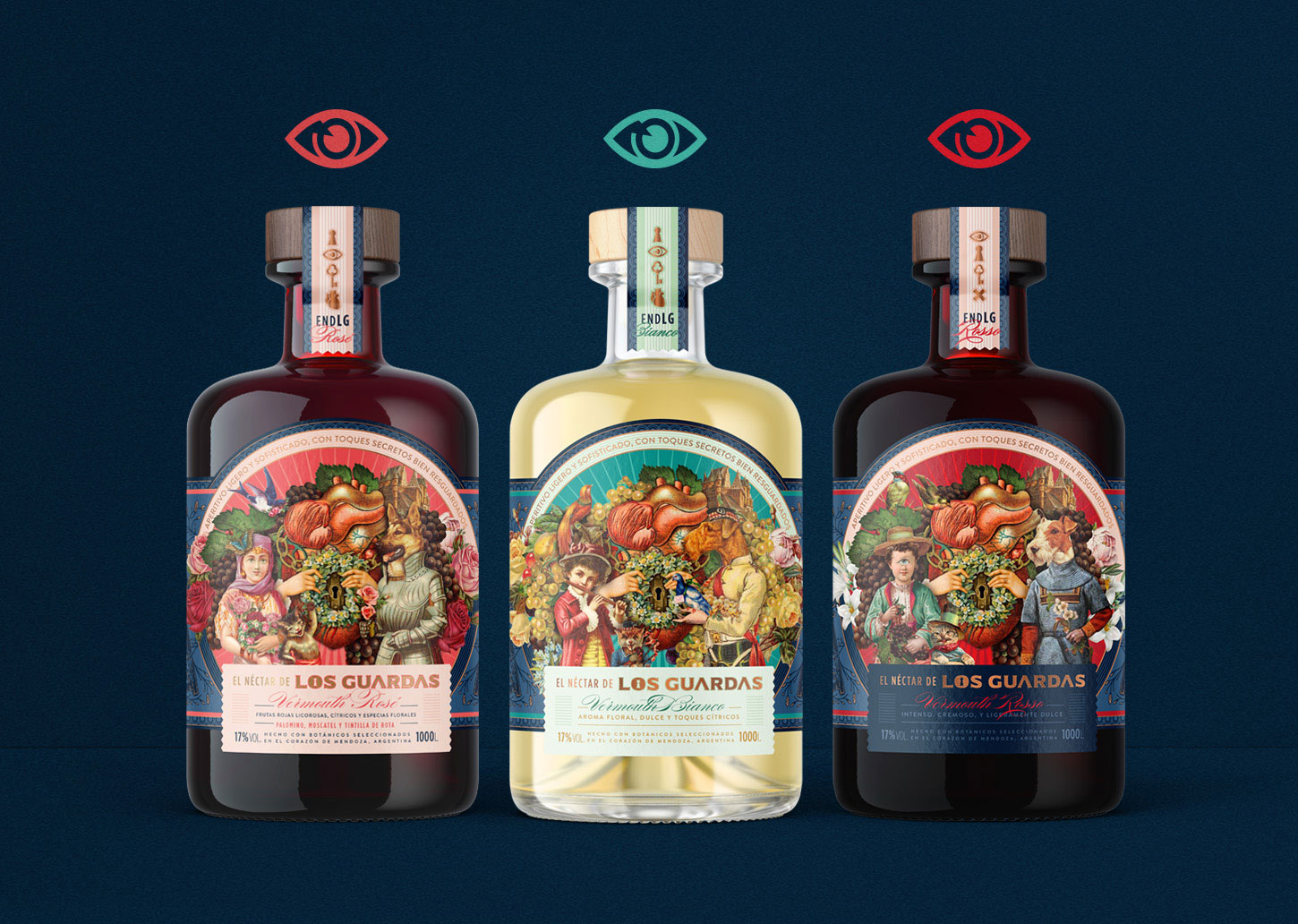 Emi Renzi Creates Concept Packaging Design for El néctar de Los Guardas Vermouth