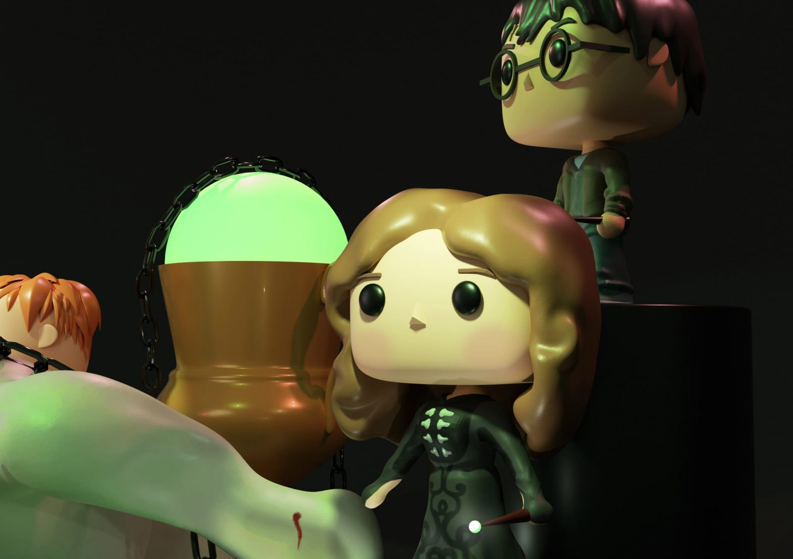 Funko Pop X Harry Potter Showcase Concept