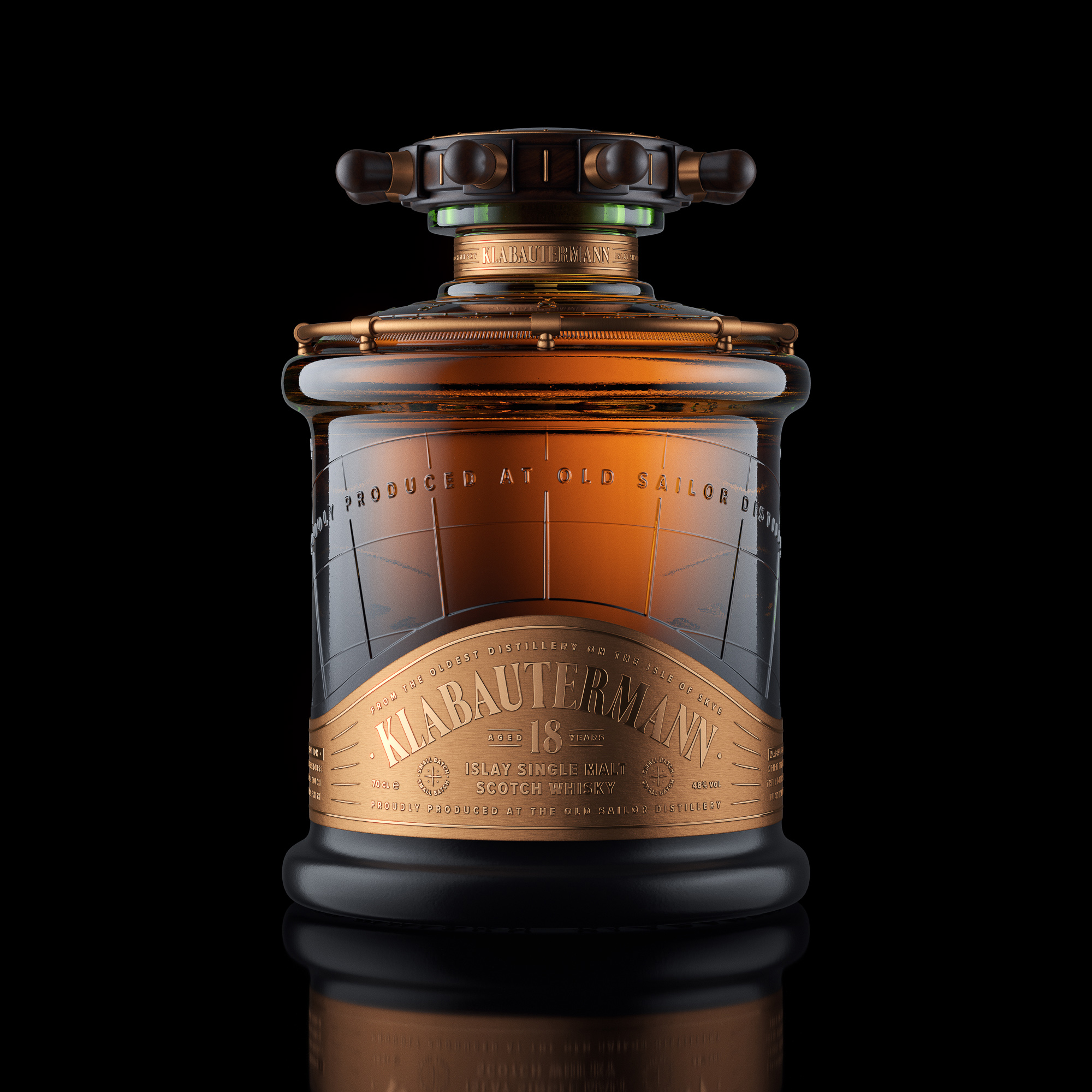 CGI Concept of Klabautermann Islay Single Malt Whisky
