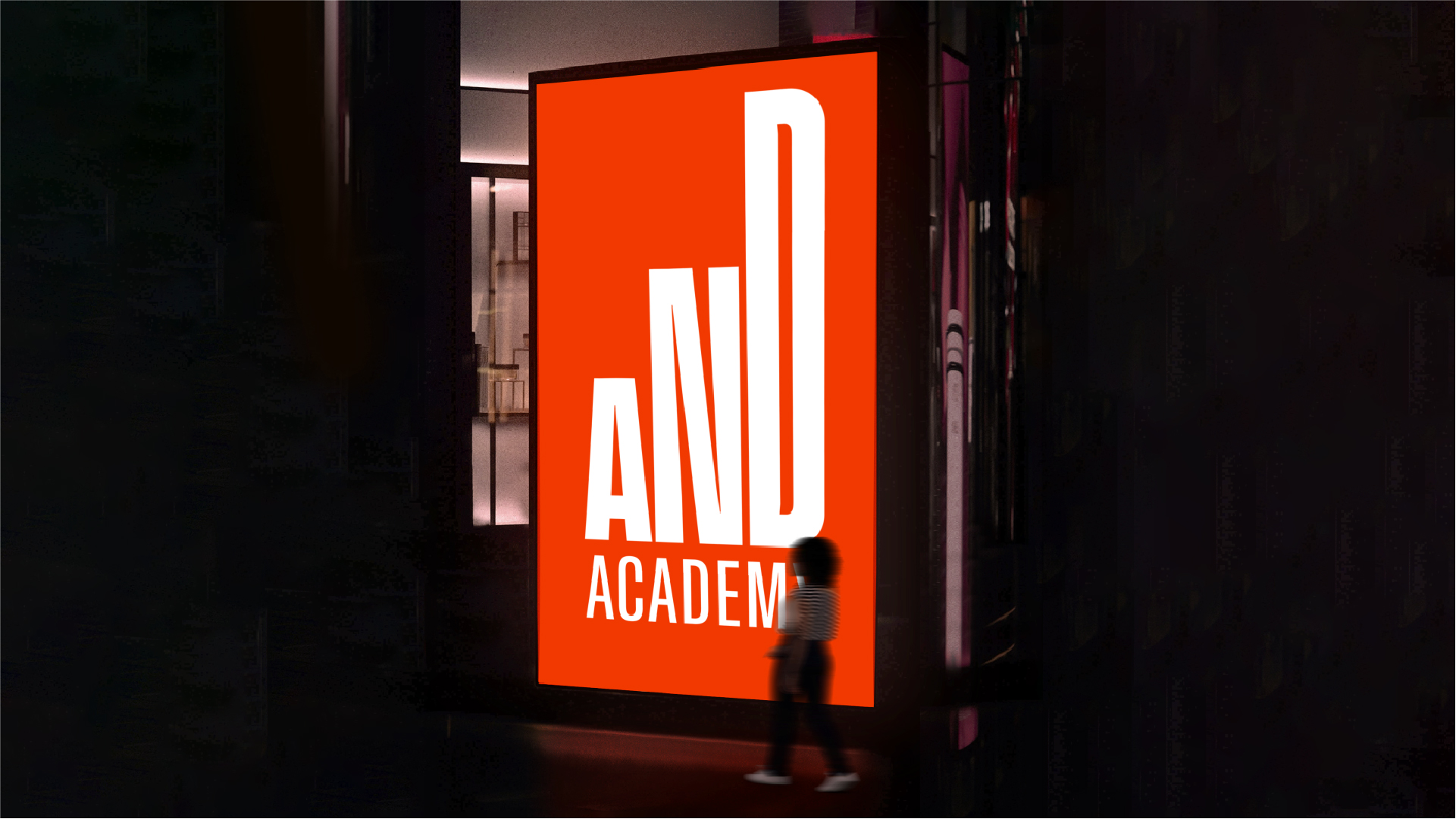 A Conversational Branding System for AND Academy