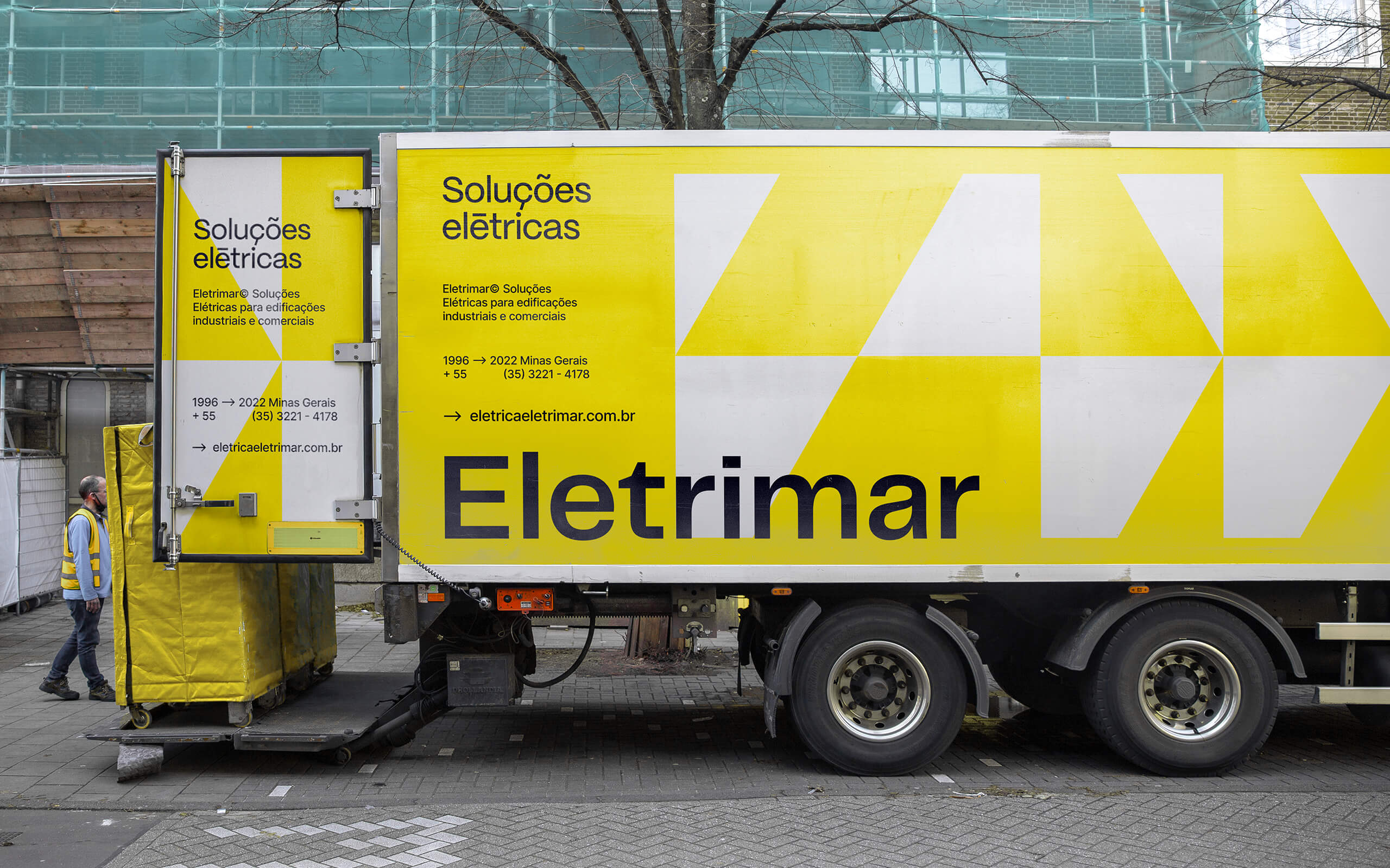 Branding for Eletrimar Electrical Services Company Designed Estúdio Kuumba